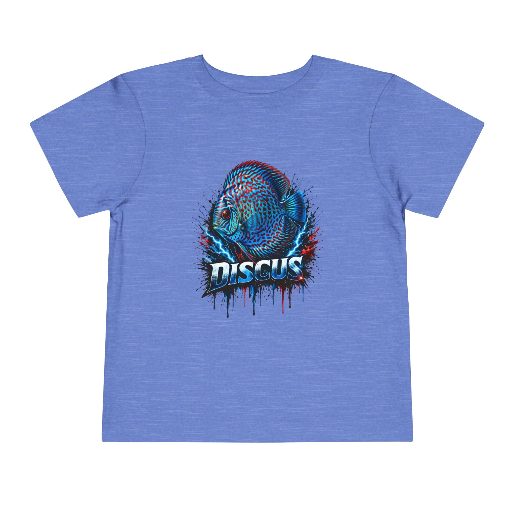 Toddler Tee - Colorful Discus Fish Graphic "Discus"