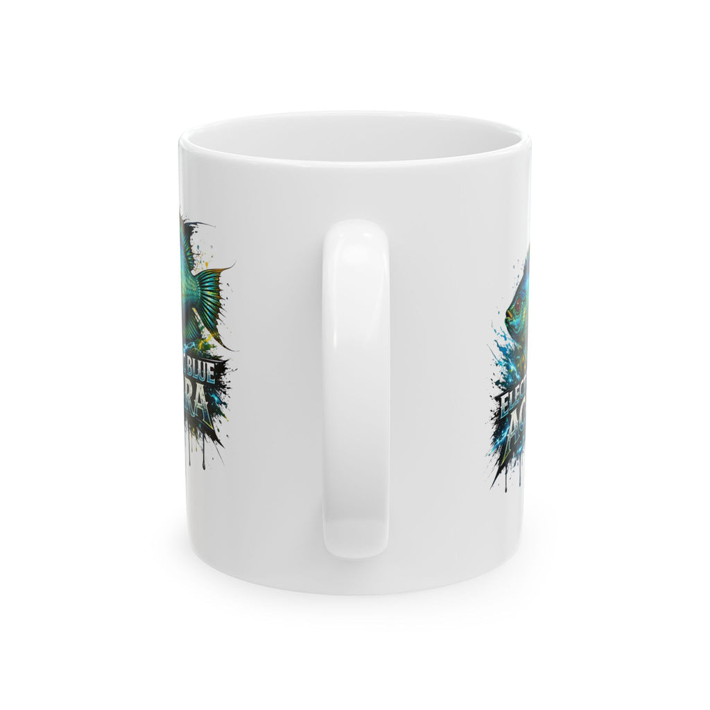 Electric Blue Acara – Premium Ceramic Mug (11oz, 15oz)