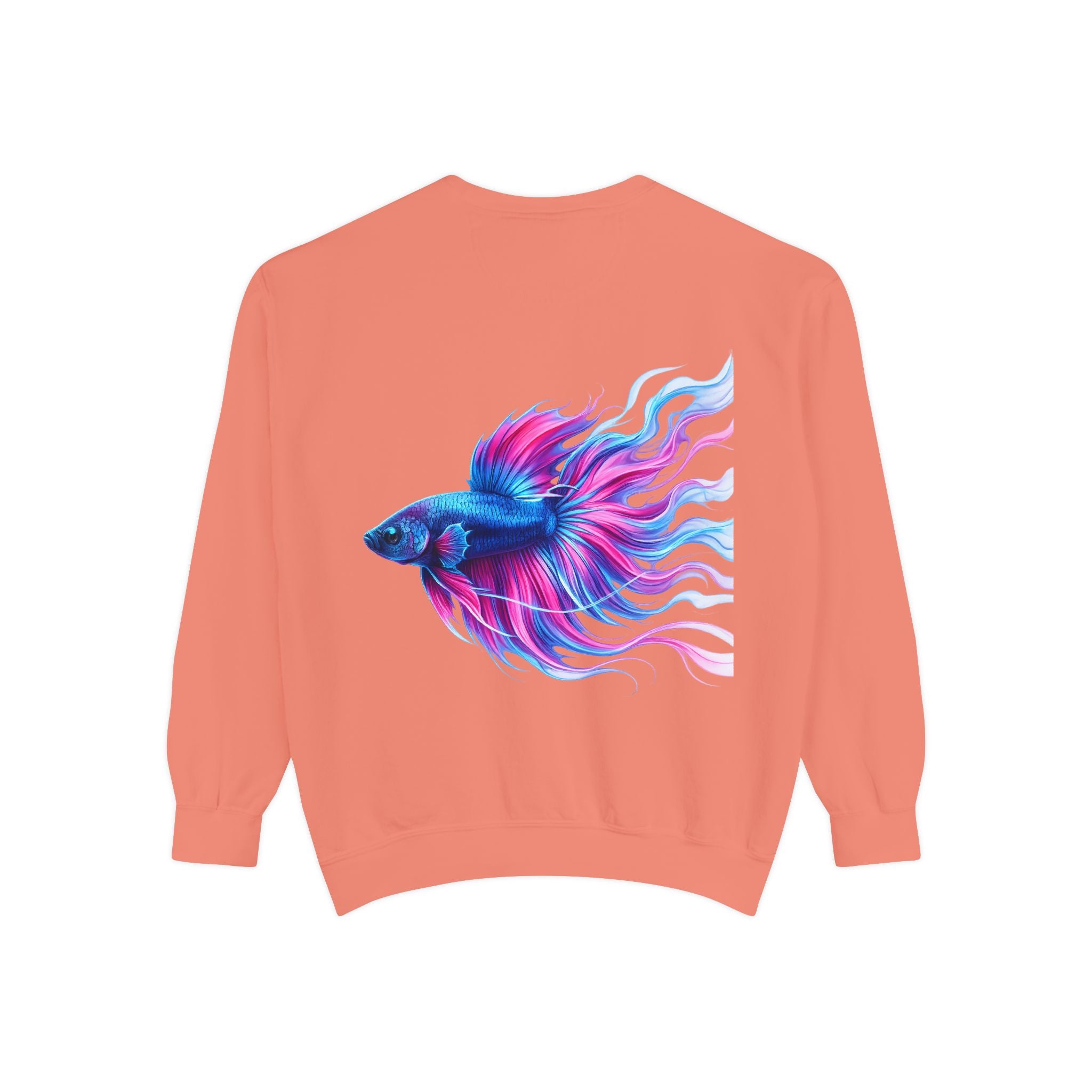 Betta Bliss Sweatshirt — Colorful Betta Fish Graphic Crewneck