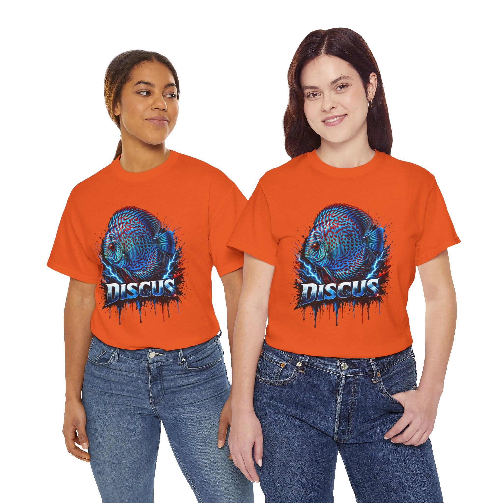 Discus Fish Graphic Tee - Vibrant Aquarium Fish Shirt
