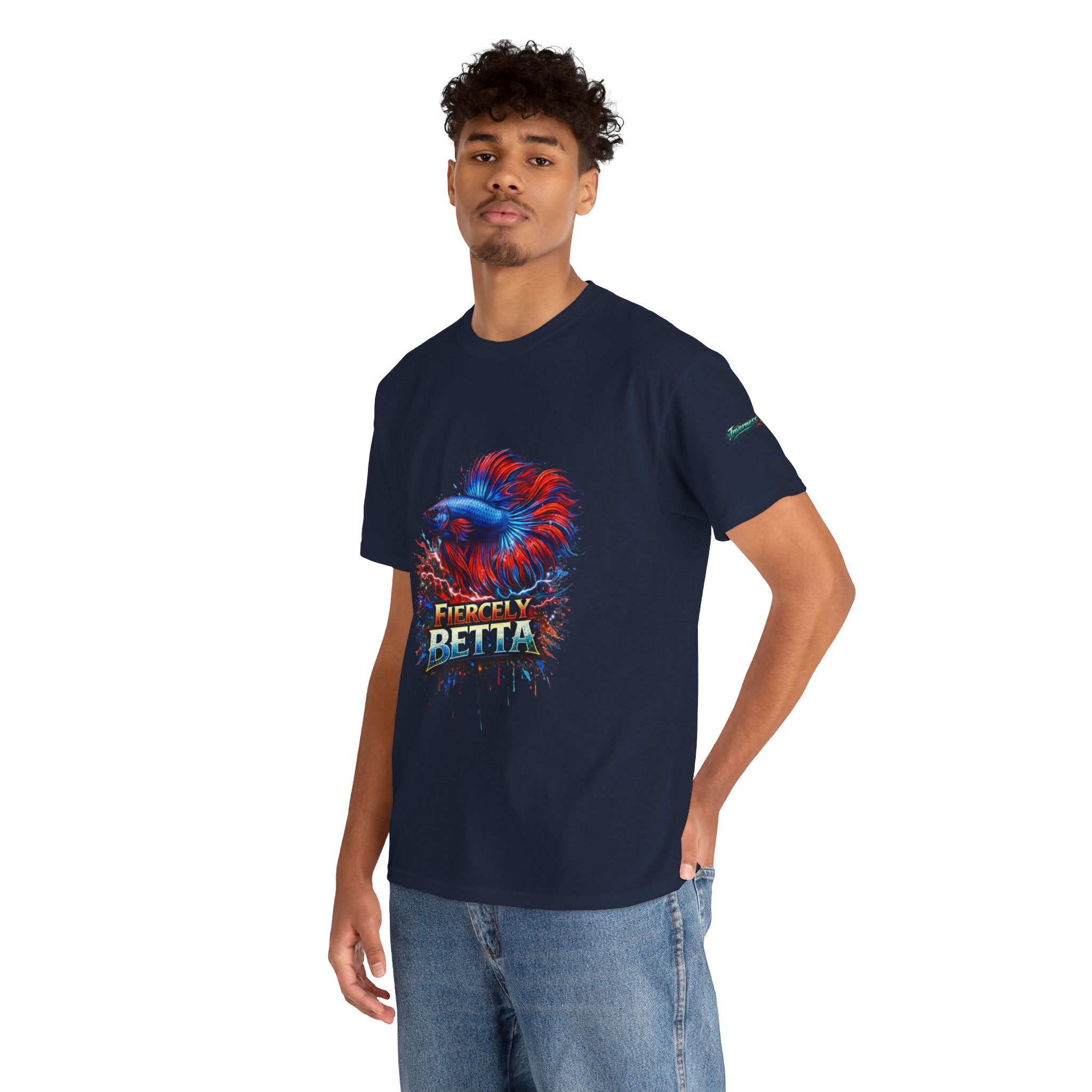 Betta Fish T-Shirt — Fiercely Betta Colorful Aquarium Fish Tee