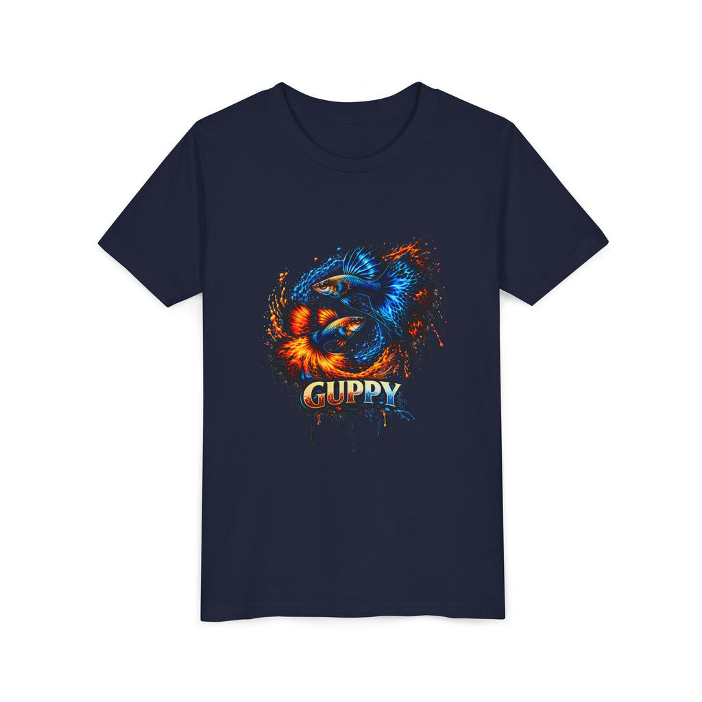 Fire & Ice Guppy – Youth "Neon Flare" Premium Tee