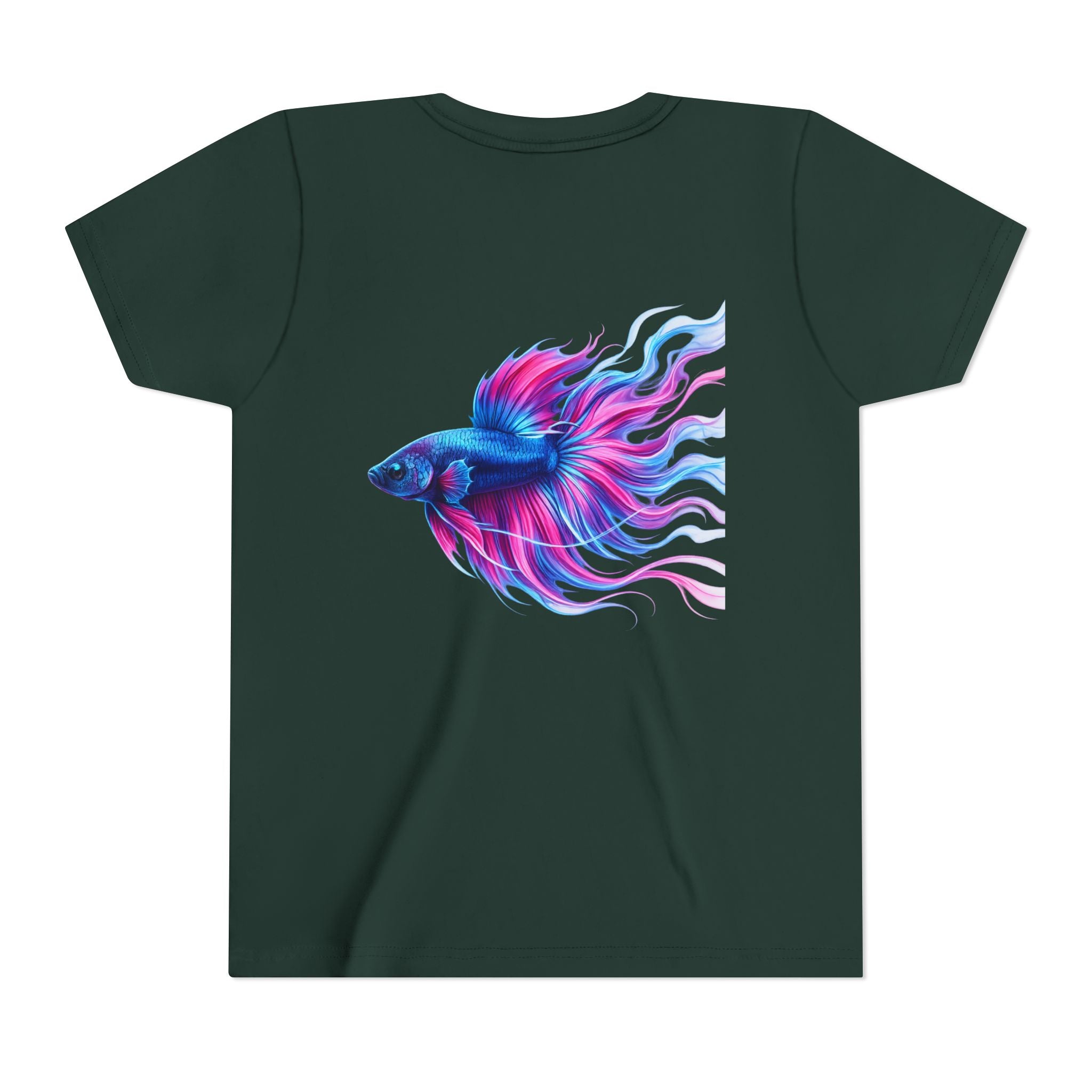 Youth Tee - Colorful Betta Fish Graphic Shirt