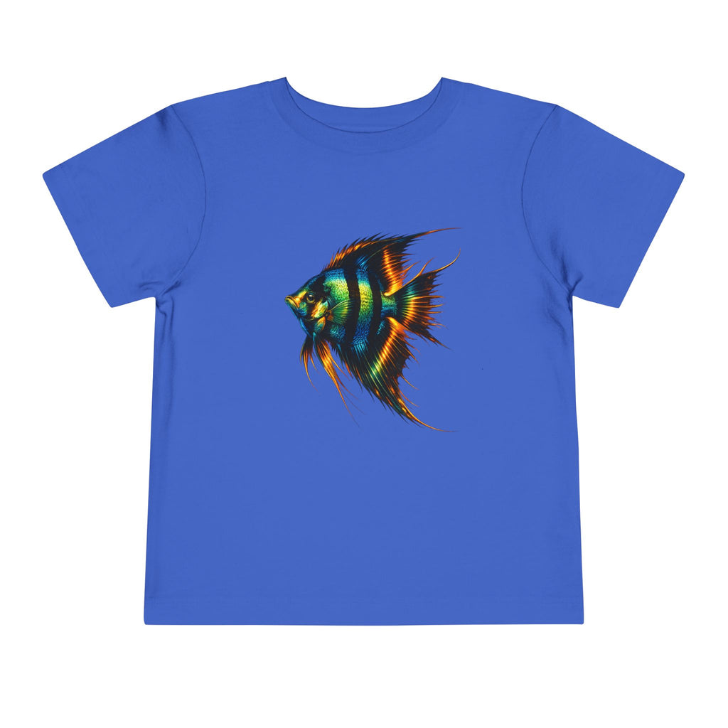 Toddler Tee - Colorful Aquarium Angelfish Graphic Shirt