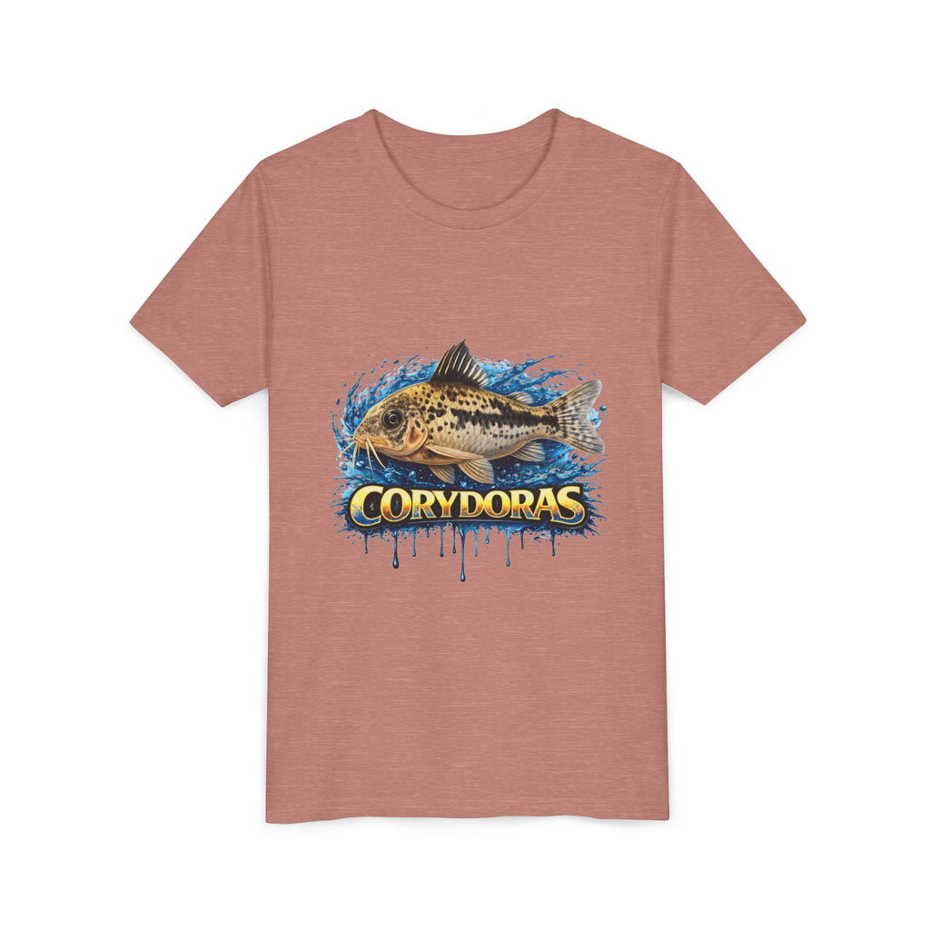 Corydoras Fish Youth Tee – Cute Aquarium Catfish Graphic Shirt
