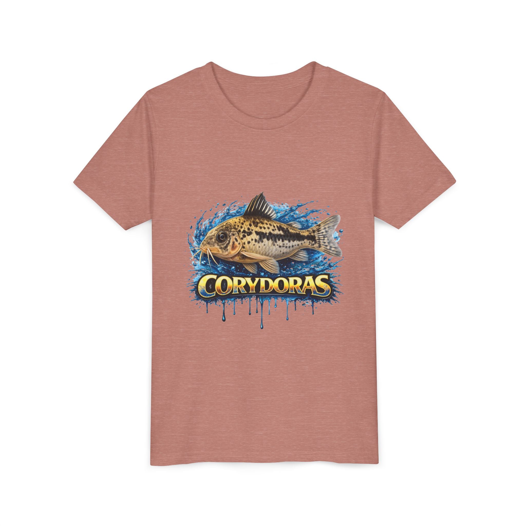 Corydoras Fish Youth Tee – Cute Aquarium Catfish Graphic Shirt