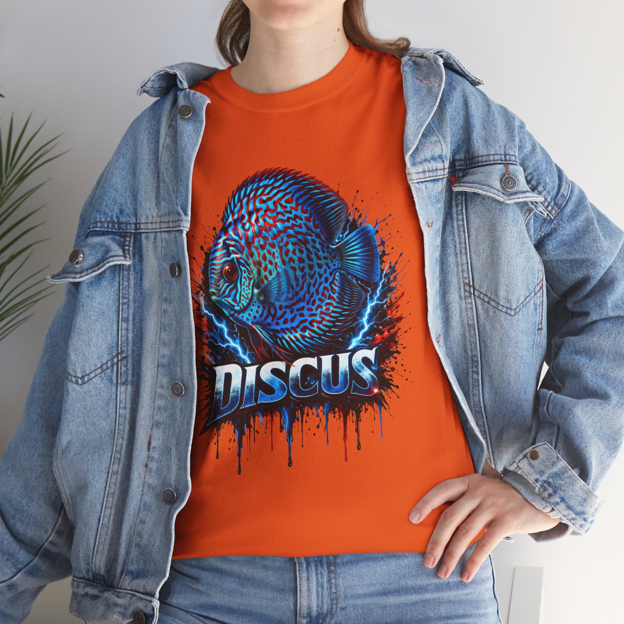 Discus Fish Graphic Tee - Vibrant Aquarium Fish Shirt