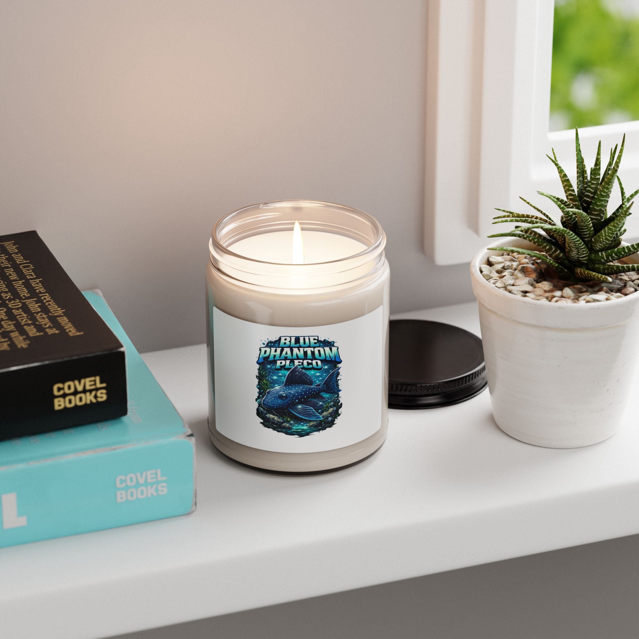 Blue Phantom Pleco L-128 – Premium Scented Soy Candle