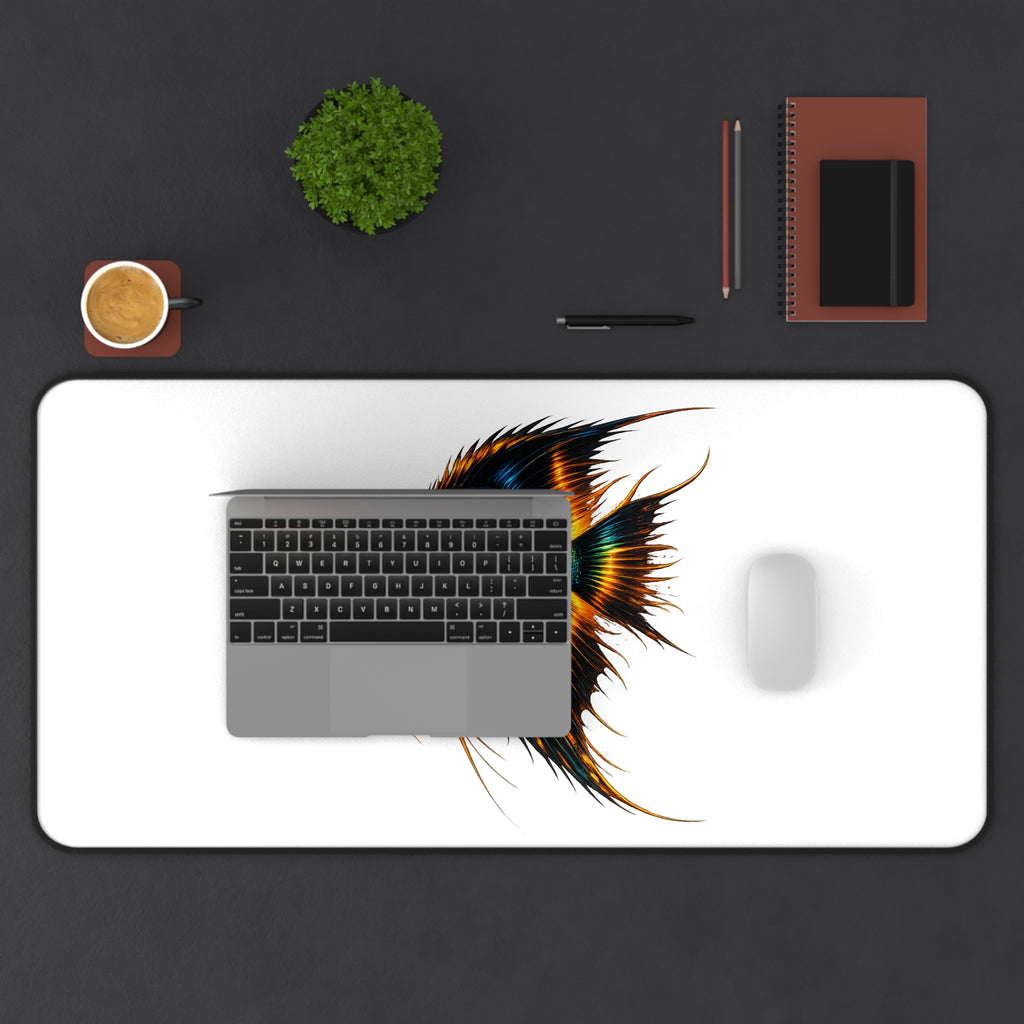 Angelfish Desk Mat — Colorful Aquarium Fish Mouse Pad for Office & Home