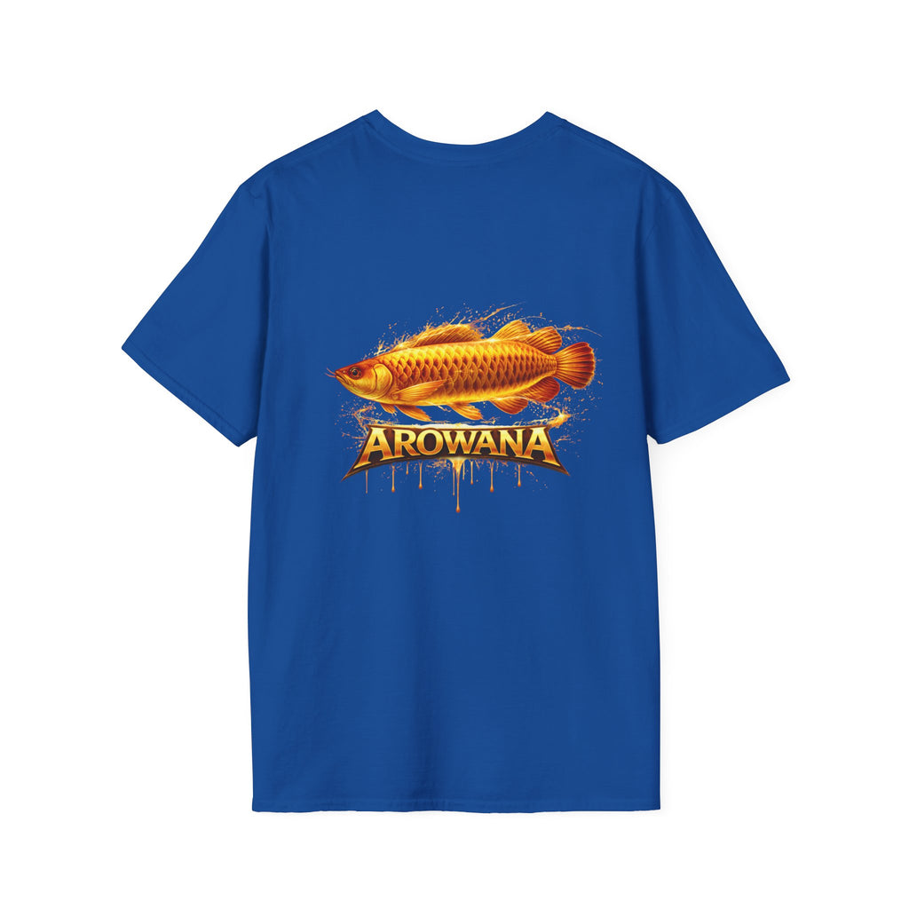 Arowana Fish Tee — Bold Gold Arowana Graphic T-Shirt
