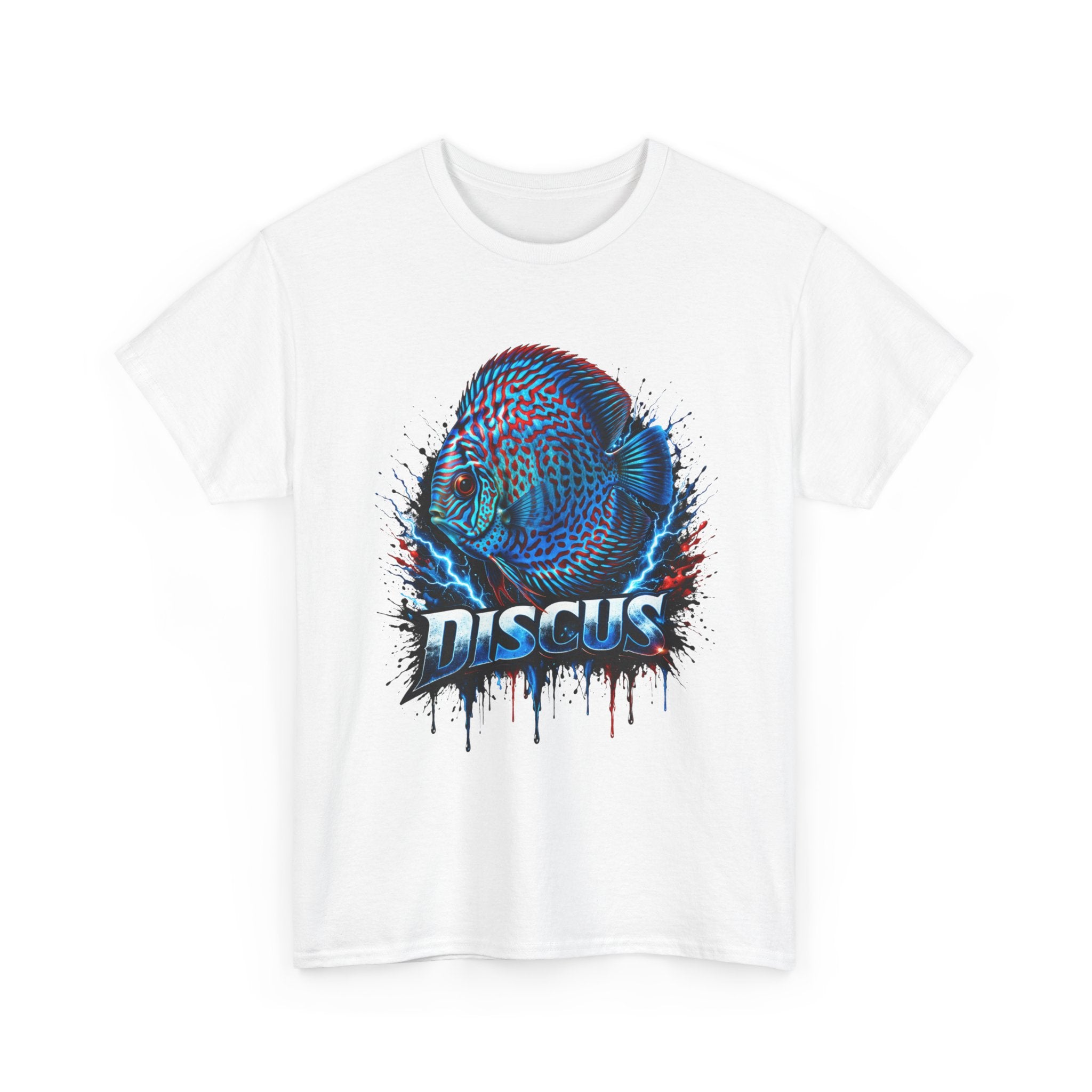 Discus Fish Graphic Tee - Vibrant Aquarium Fish Shirt