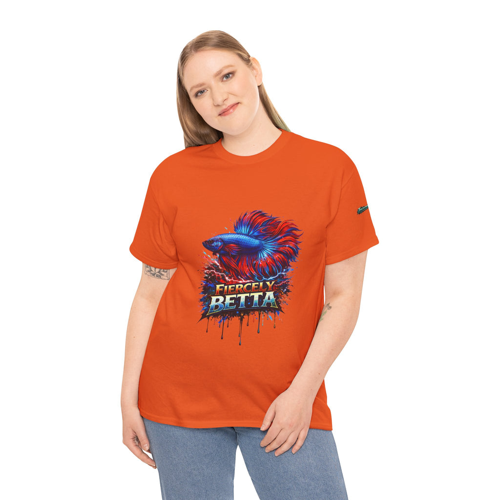 Betta Fish T-Shirt — Fiercely Betta Colorful Aquarium Fish Tee