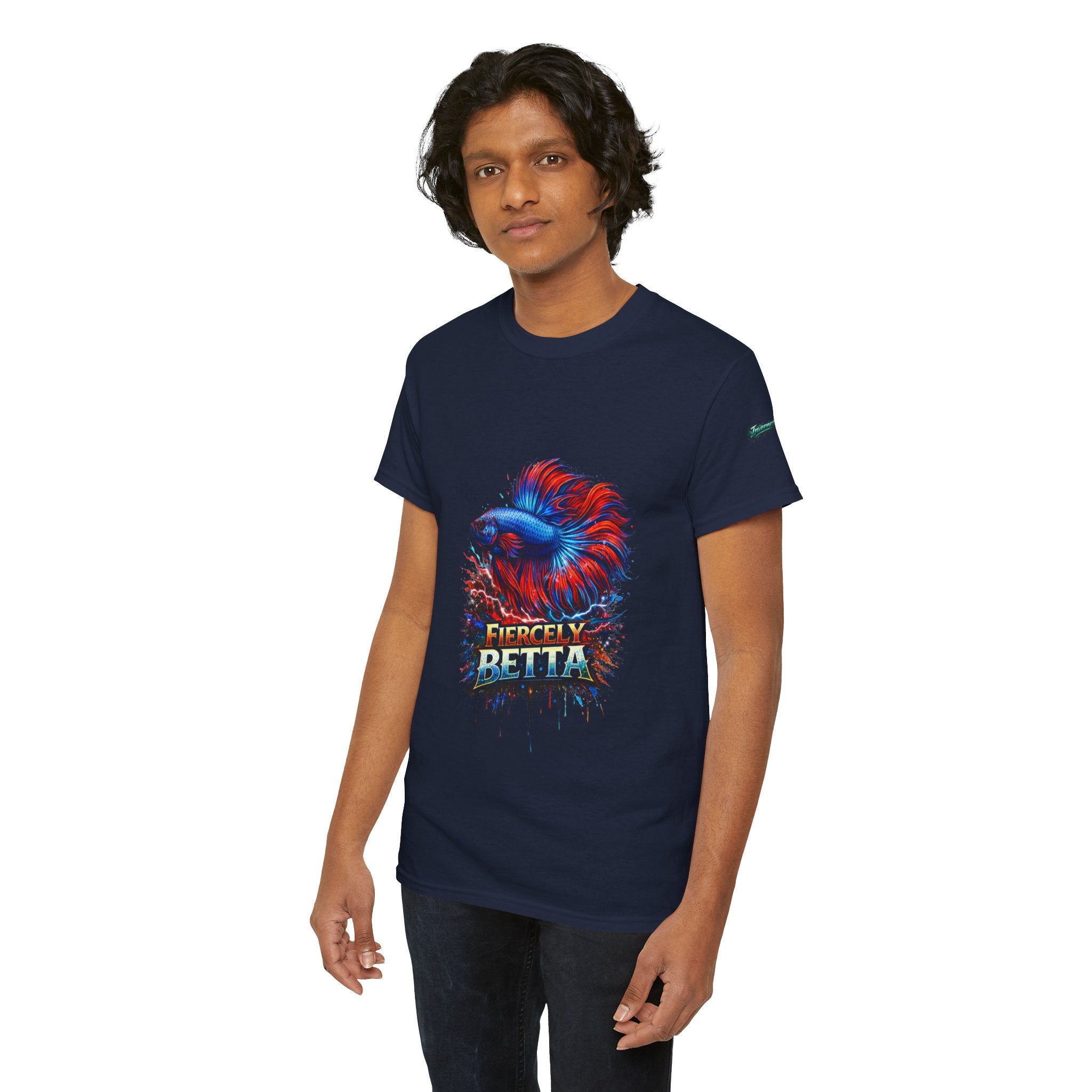 Betta Fish T-Shirt — Fiercely Betta Colorful Aquarium Fish Tee