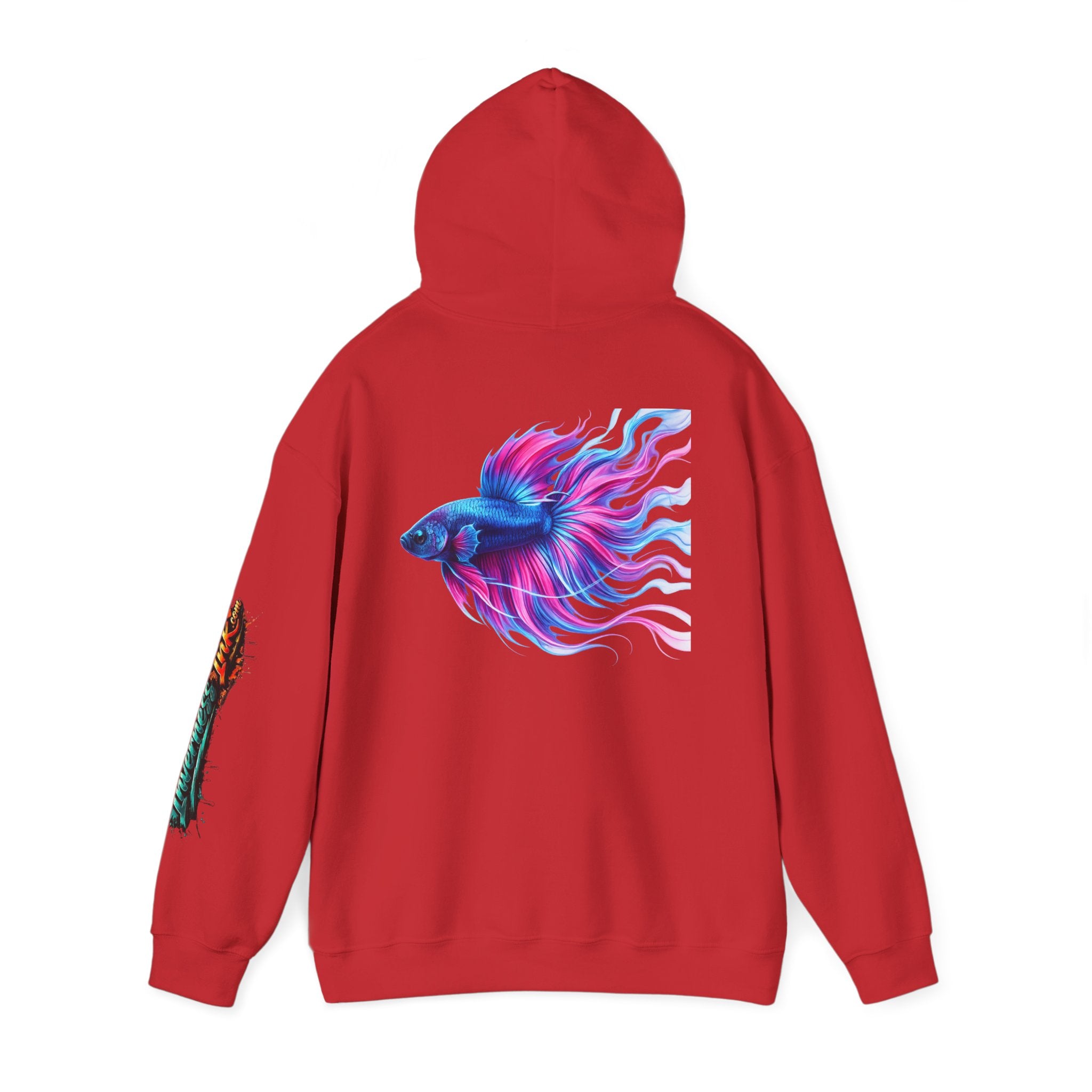 Electric Paint Betta — Artisan Series Hoodie — Inverness Ink Graphic Pullover