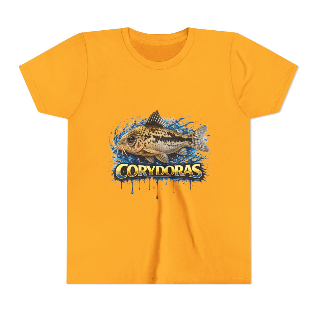 Corydoras Fish Youth Tee – Cute Aquarium Catfish Graphic Shirt