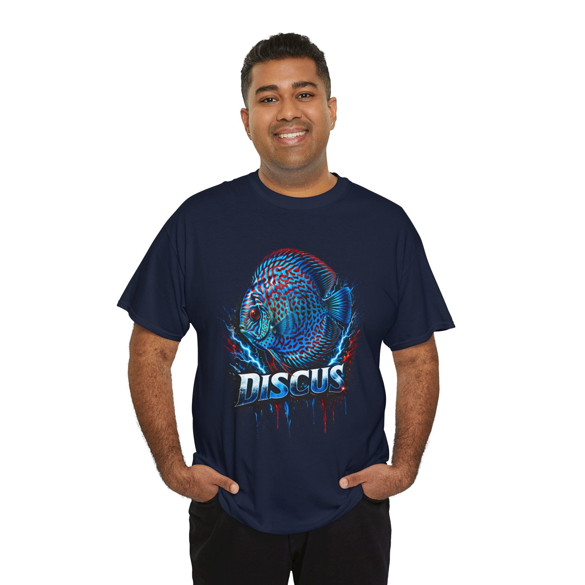 Discus Fish Graphic Tee - Vibrant Aquarium Fish Shirt