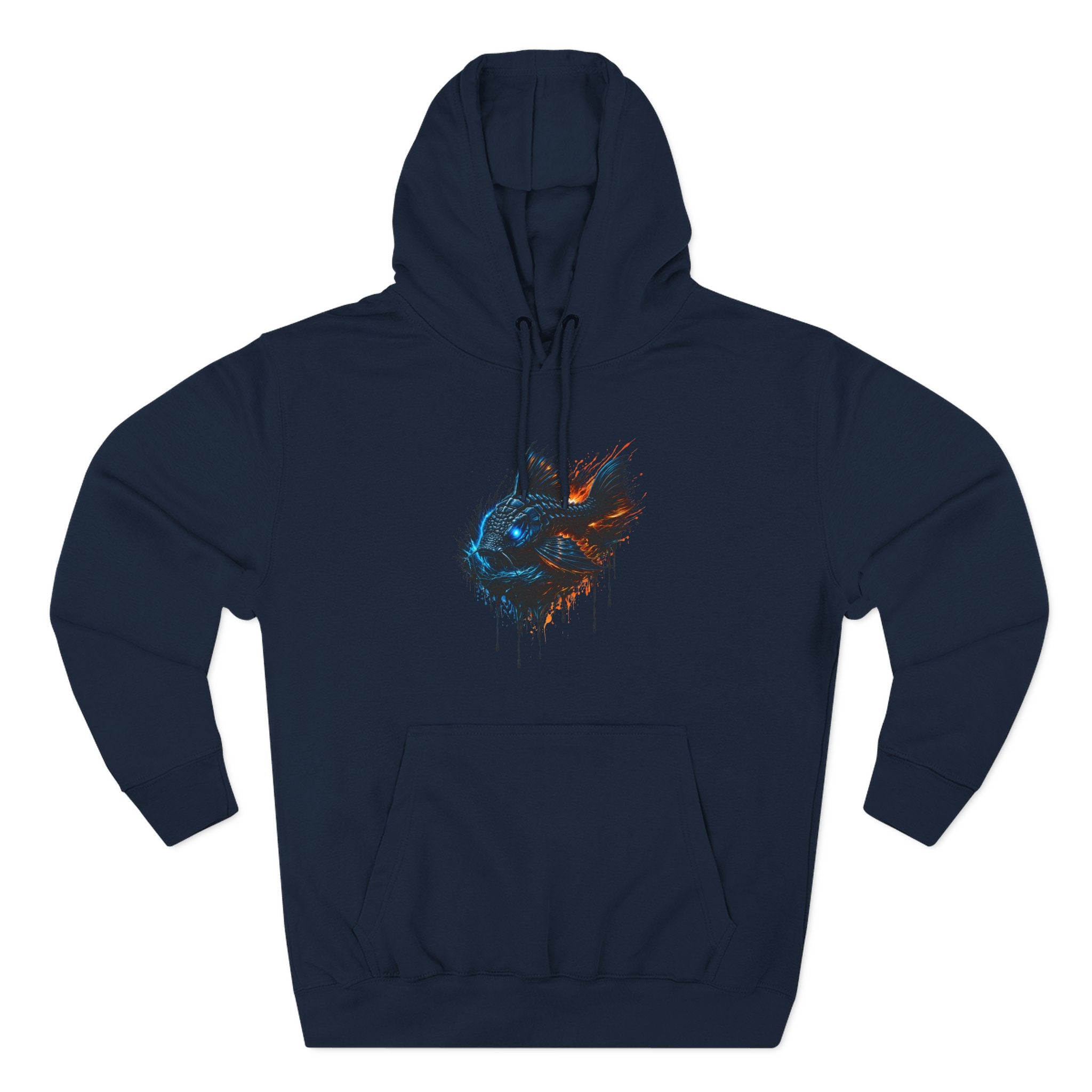 Armored Pleco L-185 – Premium Fleece Hooded Sweatshirt