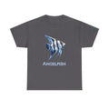 Angelfish Graphic Tee — Blue Tropical Fish Shirt
