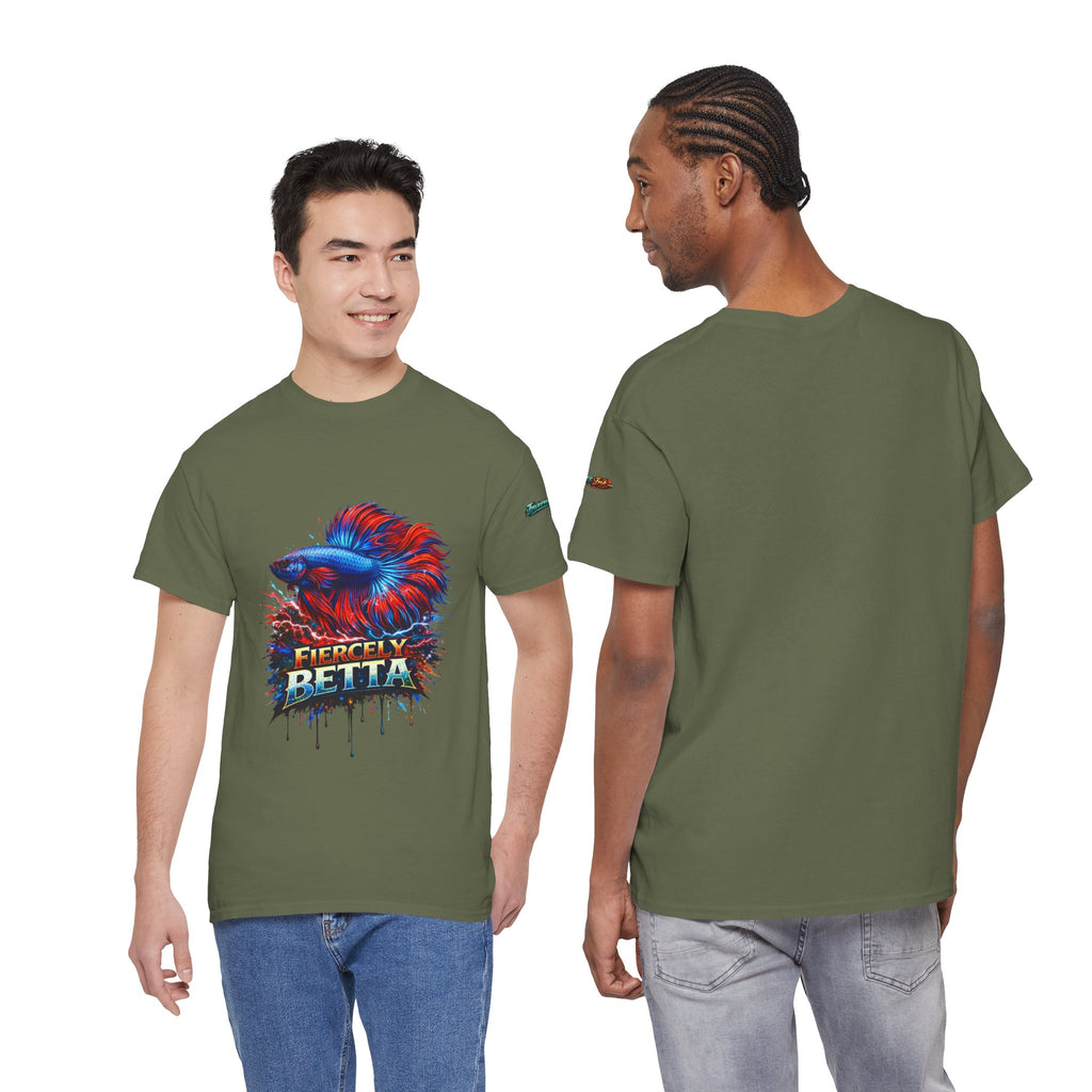 Betta Fish T-Shirt — Fiercely Betta Colorful Aquarium Fish Tee