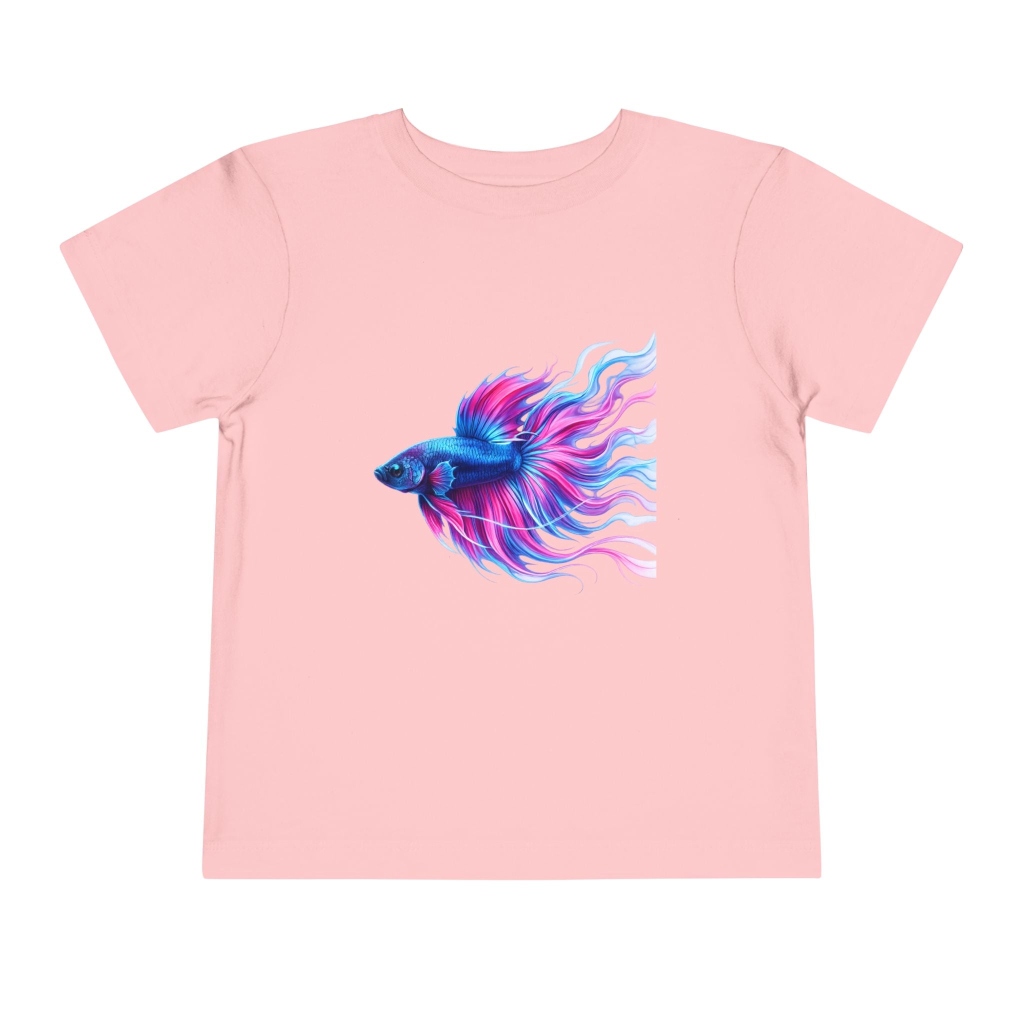 Toddler Tee — Colorful Betta Fish Graphic Kids Shirt