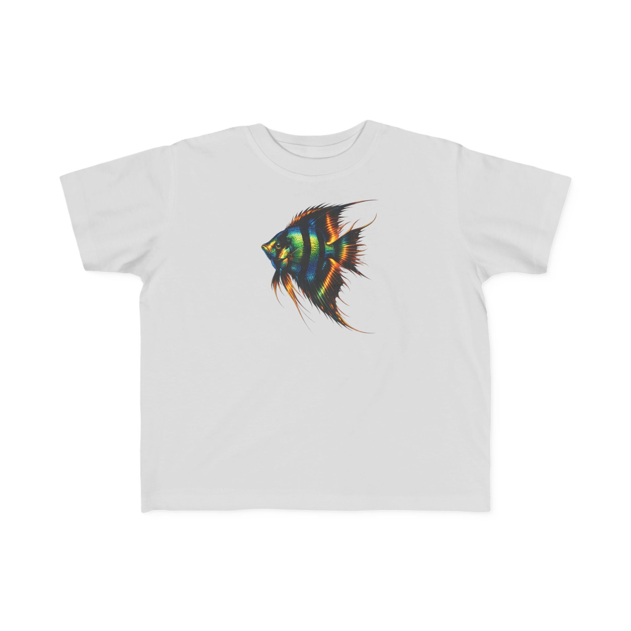 Toddler Fish Tee — Colorful Angelfish Graphic Kids Shirt