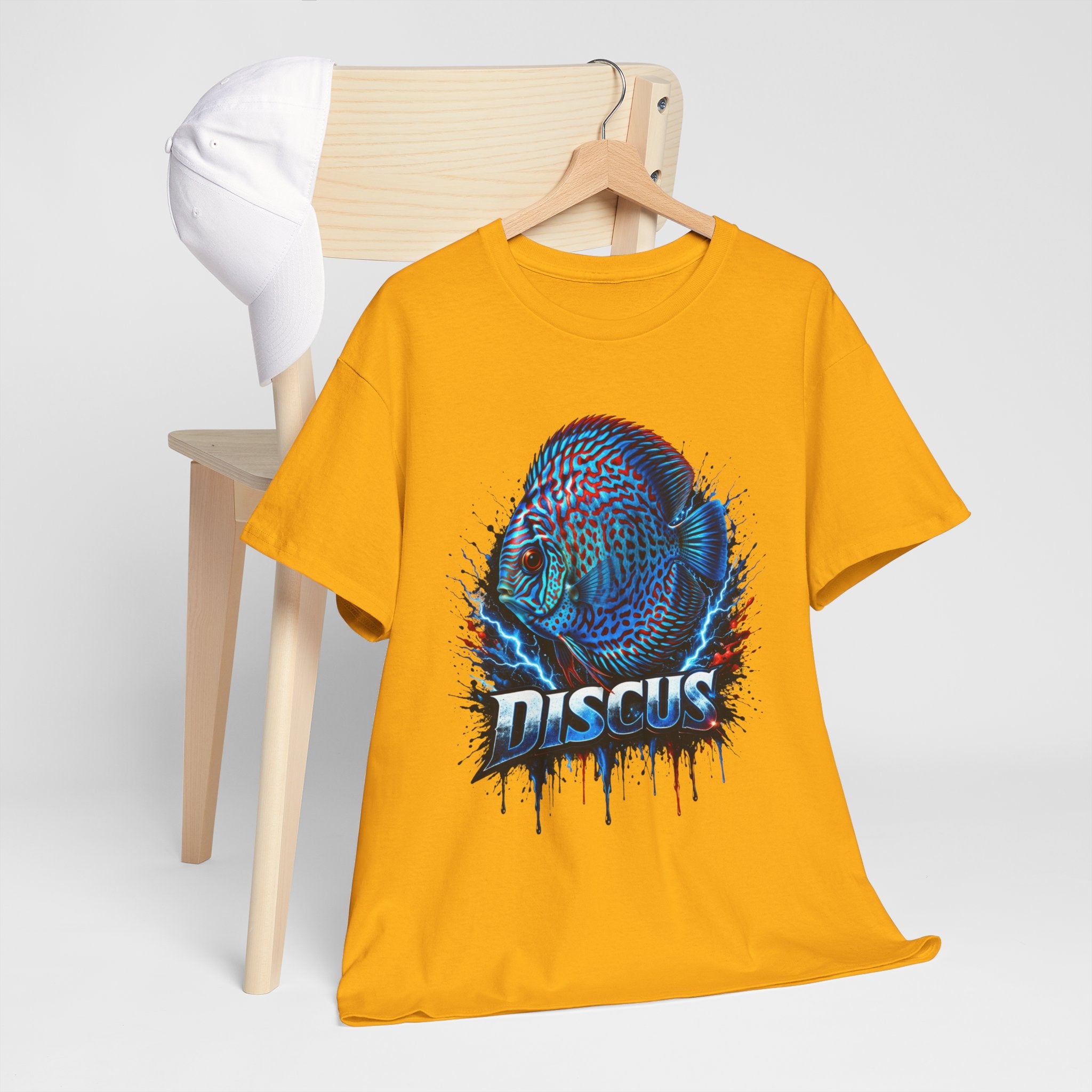 Discus Fish Graphic Tee - Vibrant Aquarium Fish Shirt