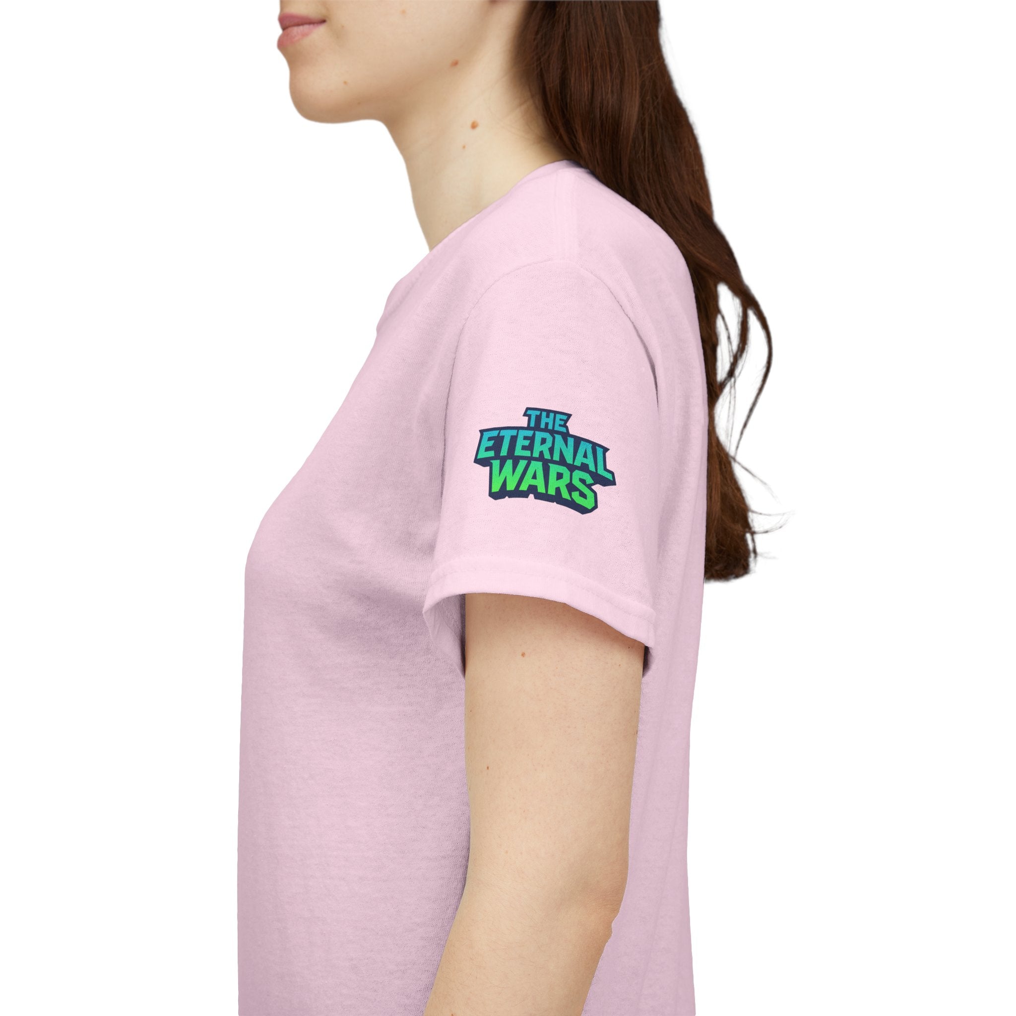 T-Shirt — Nature Warrior Graphic Tee with Man and Dog Illustration