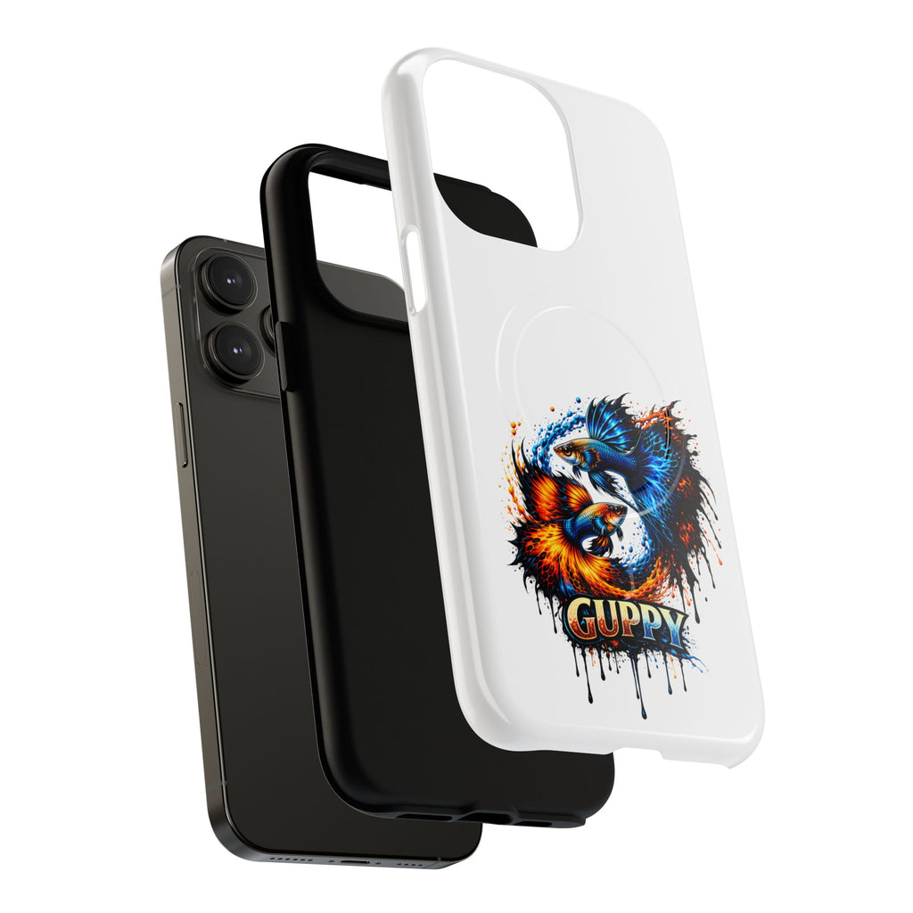 Fire & Ice Guppy – "Neon Flare" Magnetic Impact Case