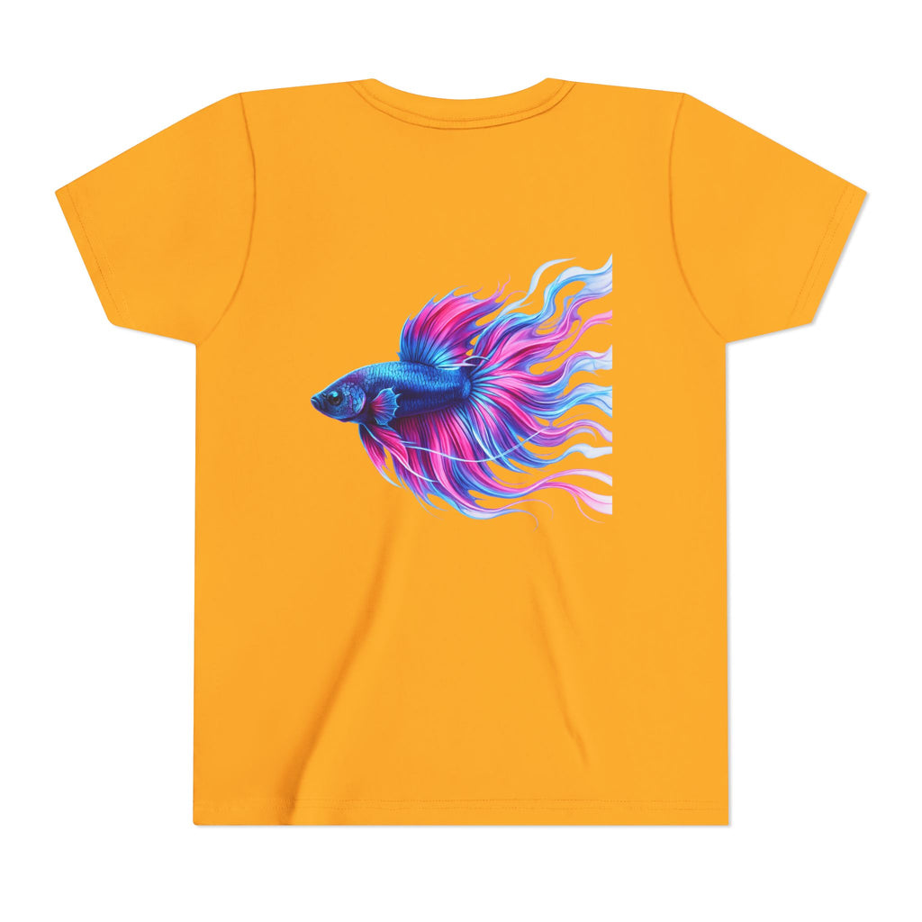 Youth Tee - Colorful Betta Fish Graphic Shirt