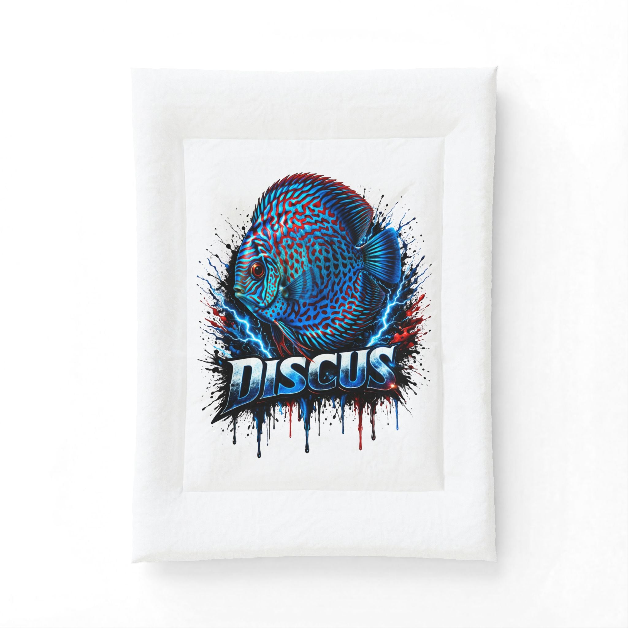 Discus Fish Cotton Comforter – Vibrant Aquarium Bedding for Fish Enthusiasts