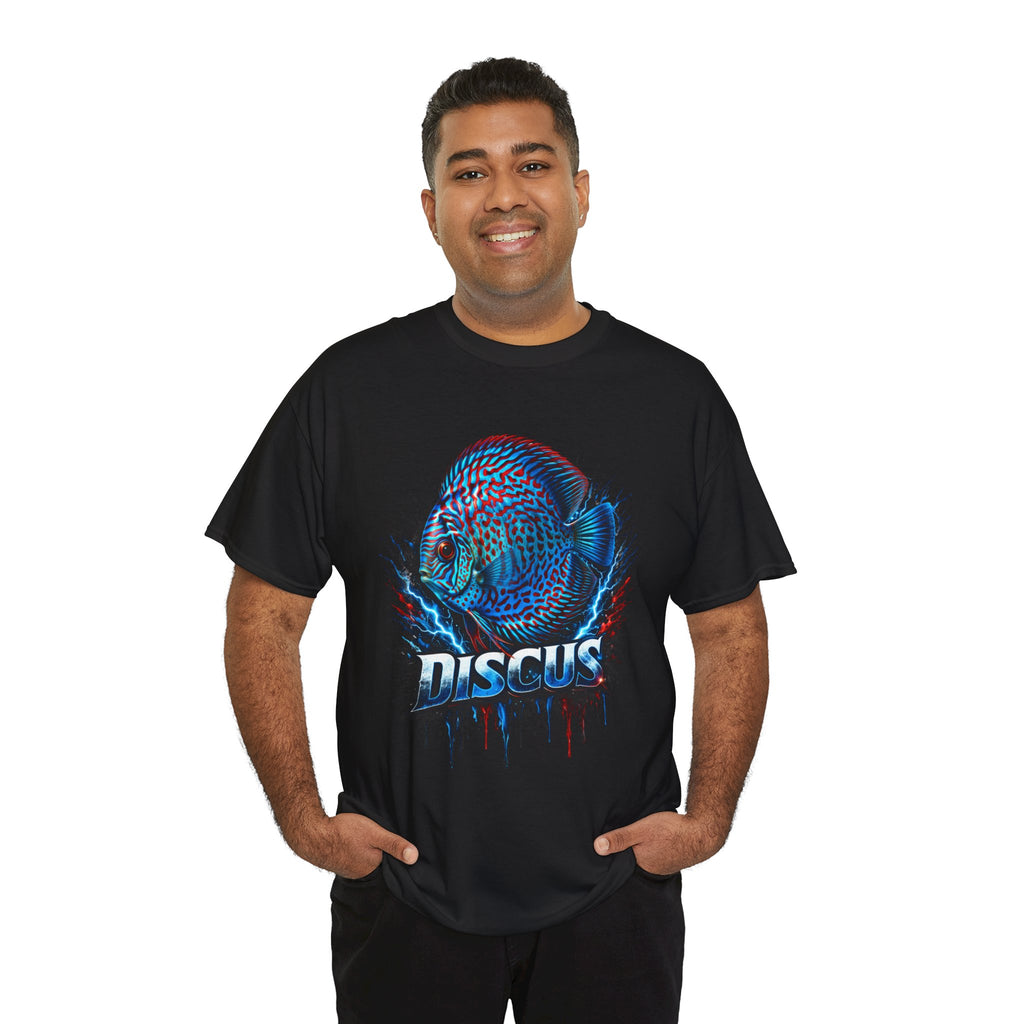 Discus Fish Graphic Tee - Vibrant Aquarium Fish Shirt