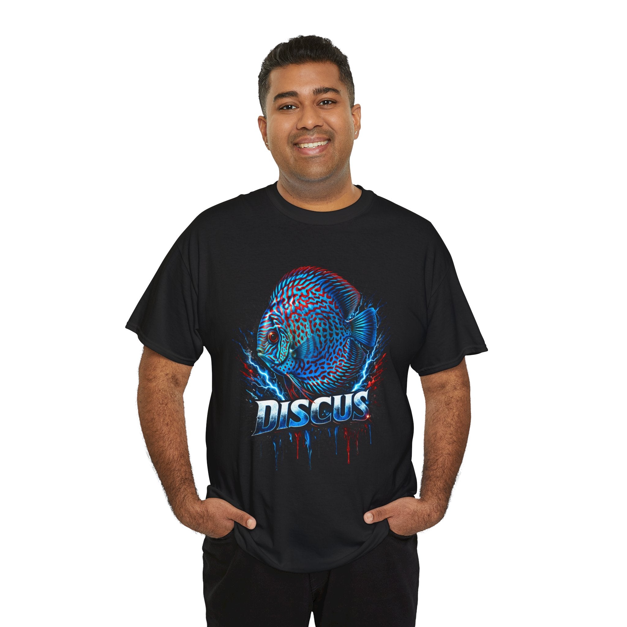 Discus Fish Graphic Tee - Vibrant Aquarium Fish Shirt