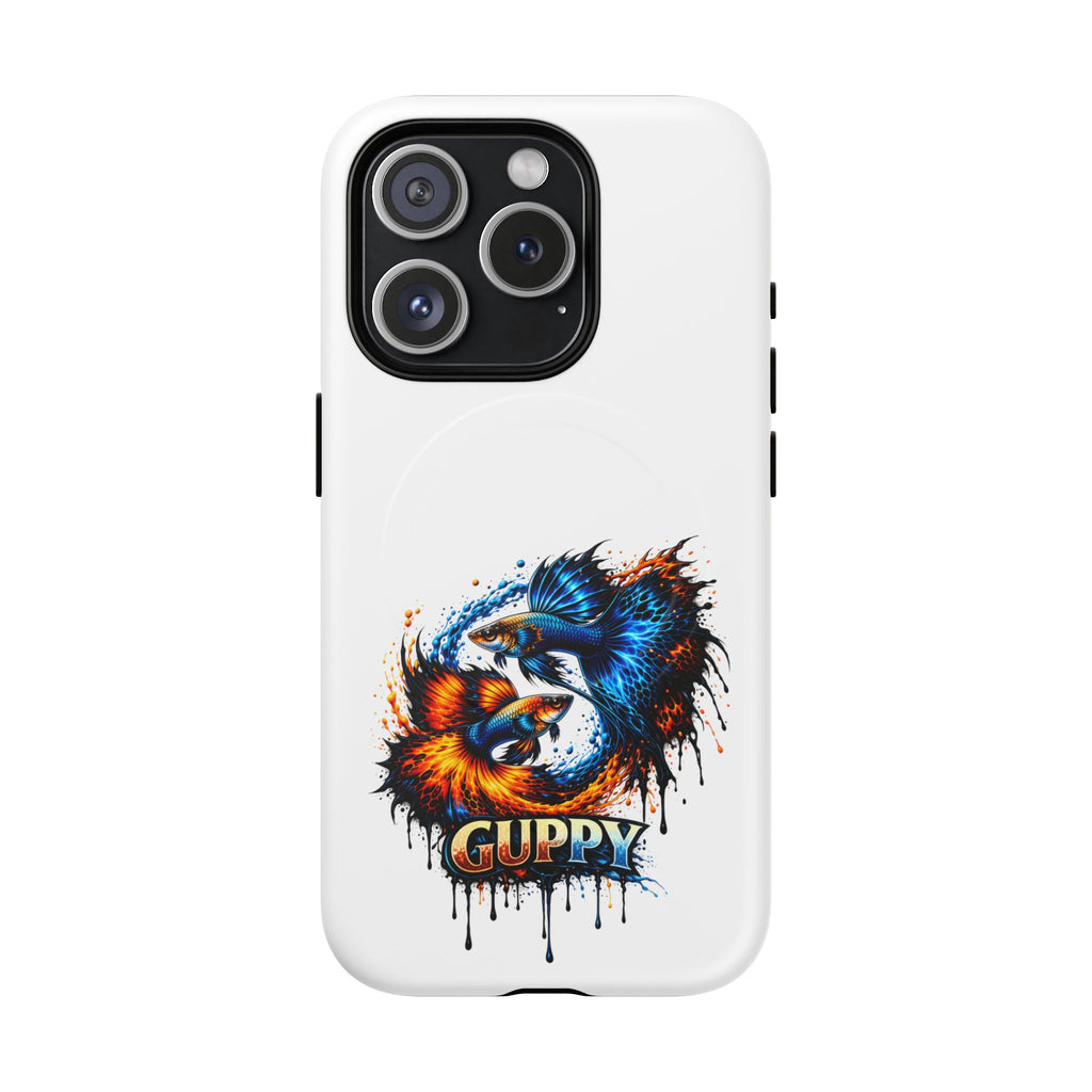 Fire & Ice Guppy – "Neon Flare" Magnetic Impact Case