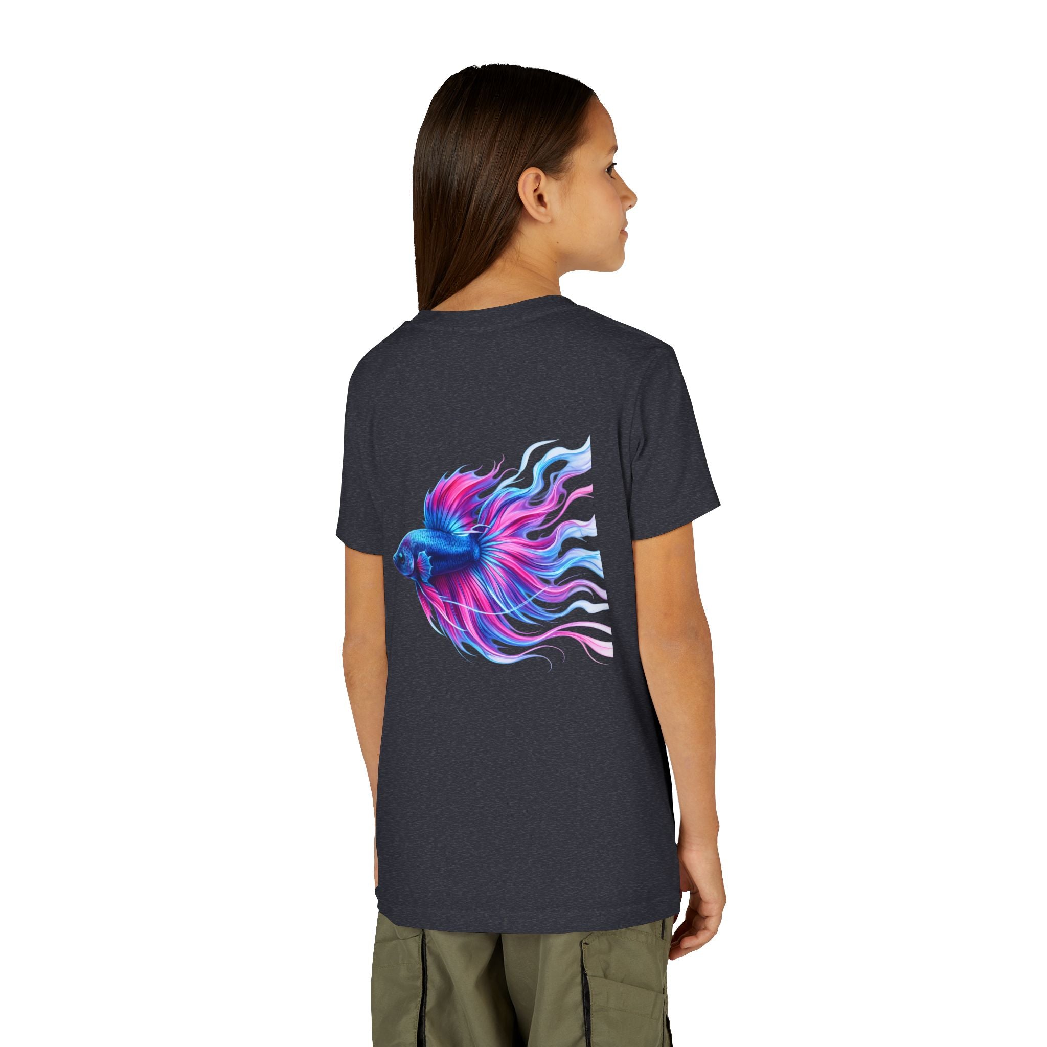 Youth Tee - Colorful Betta Fish Graphic Shirt