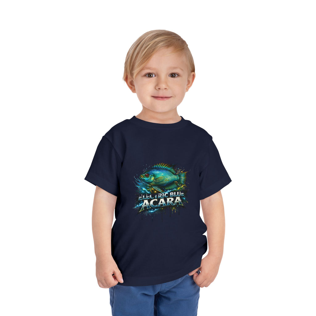 Electric Blue Acara – Toddler Graphic Tee
