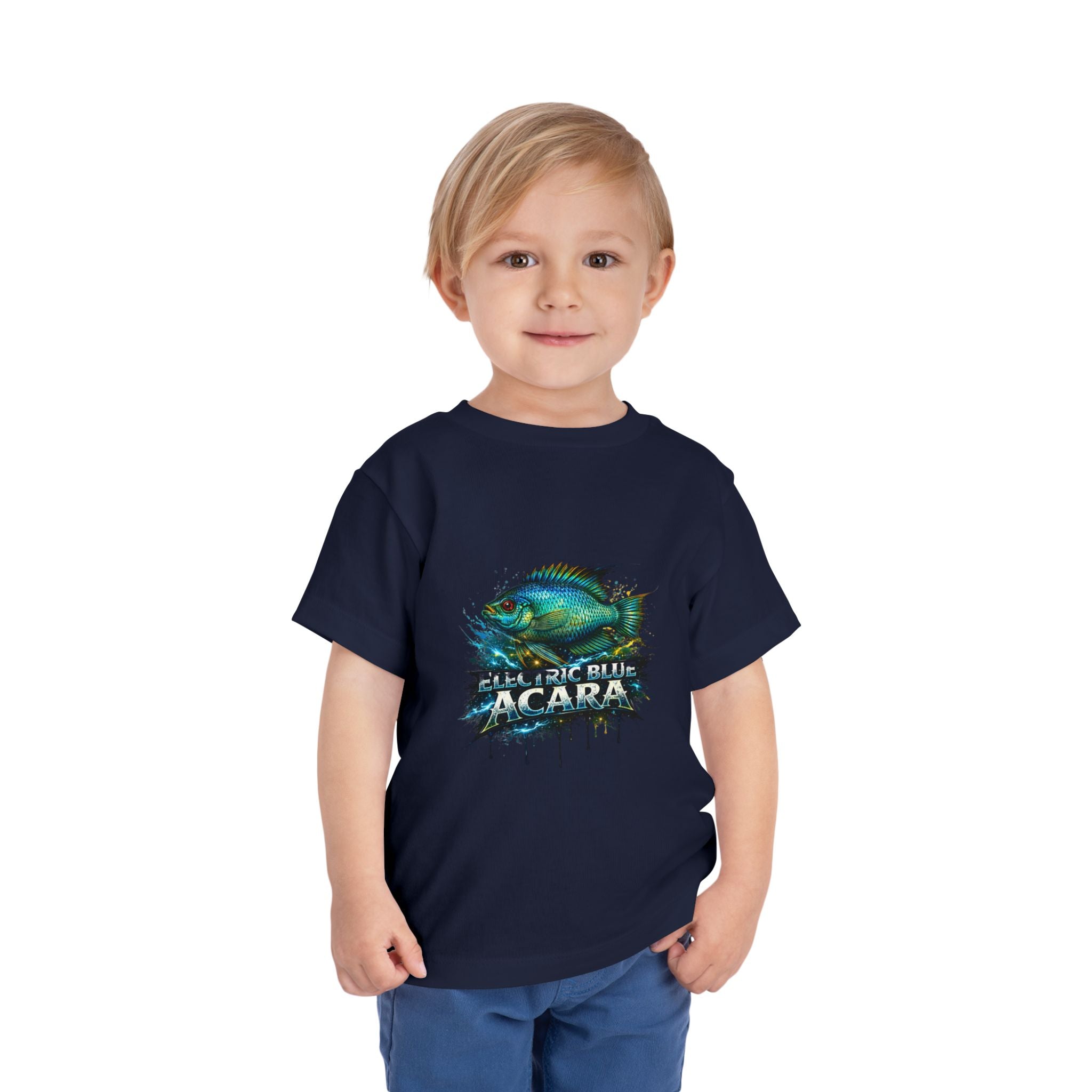 Electric Blue Acara – Toddler Graphic Tee