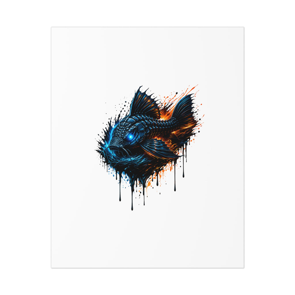 Armored Pleco – Premium Uncoated Matte Poster L-185