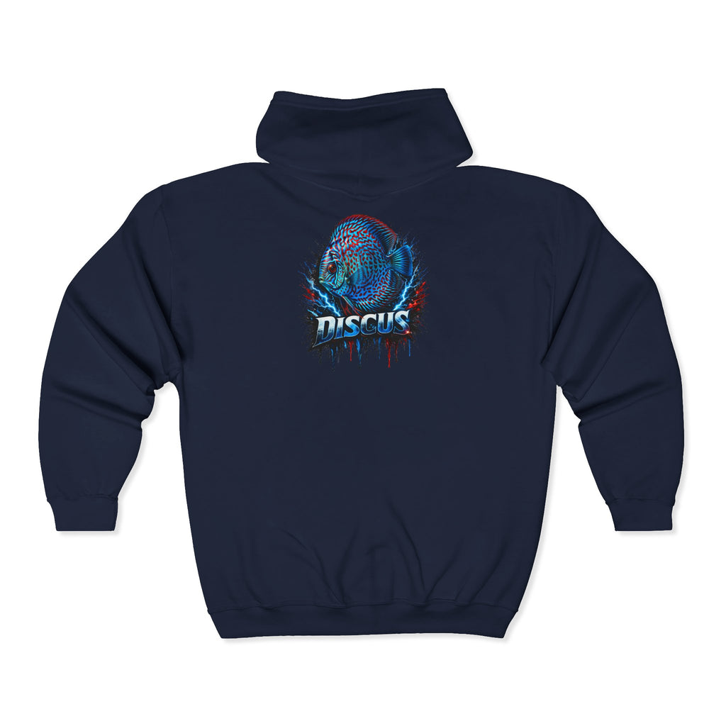 Electric Discus – Premium Full-Zip "Lightning" Hoodie