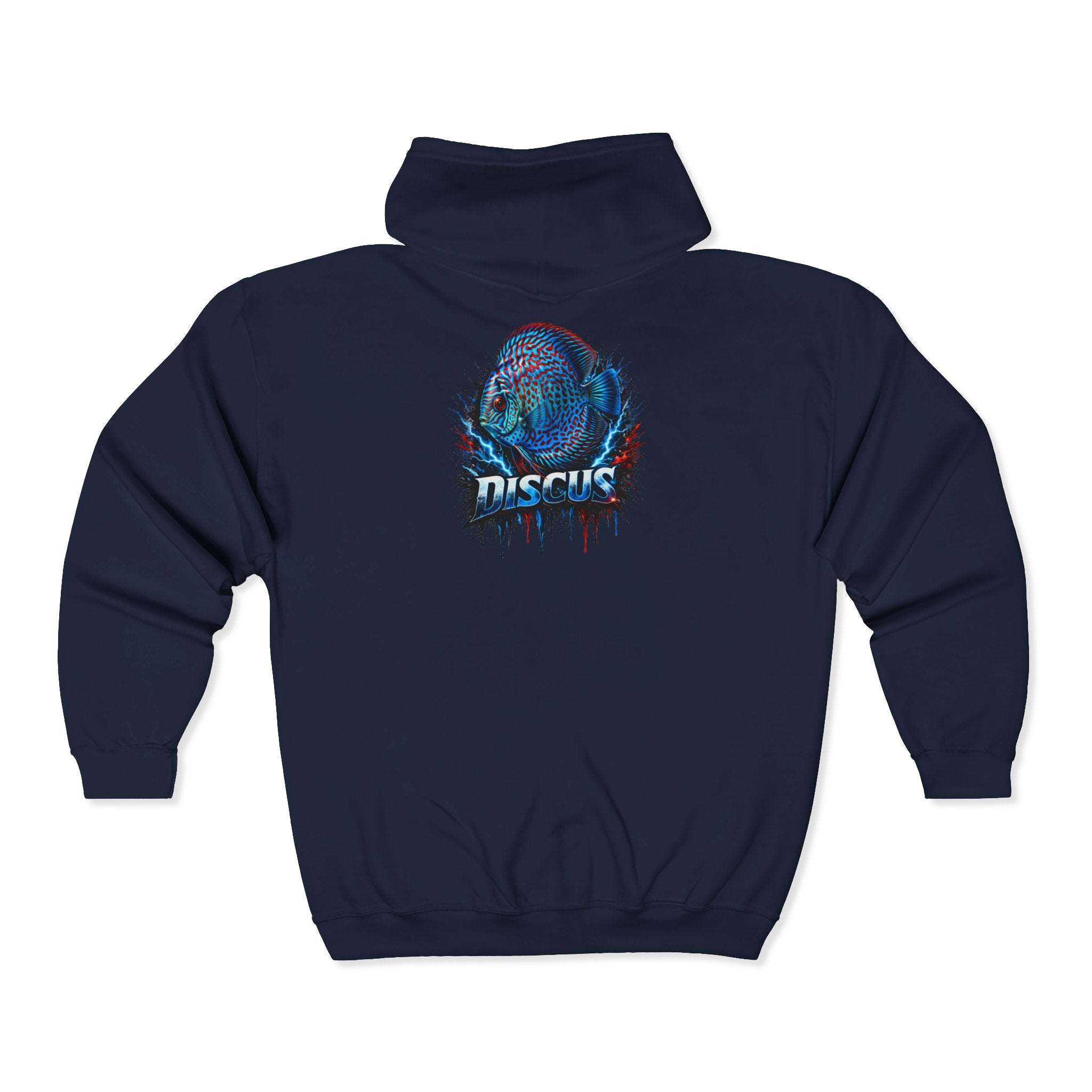 Electric Discus – Premium Full-Zip "Lightning" Hoodie