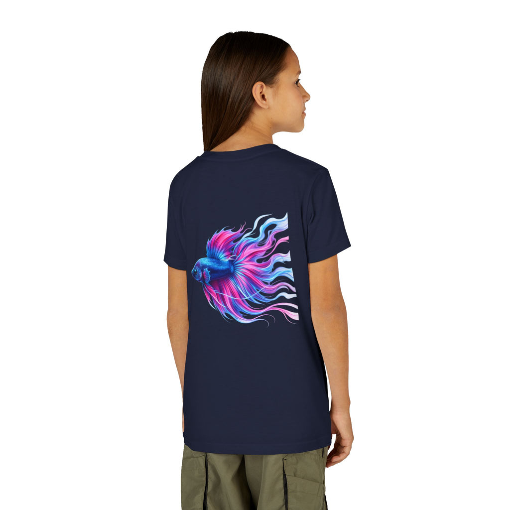 Youth Tee - Colorful Betta Fish Graphic Shirt
