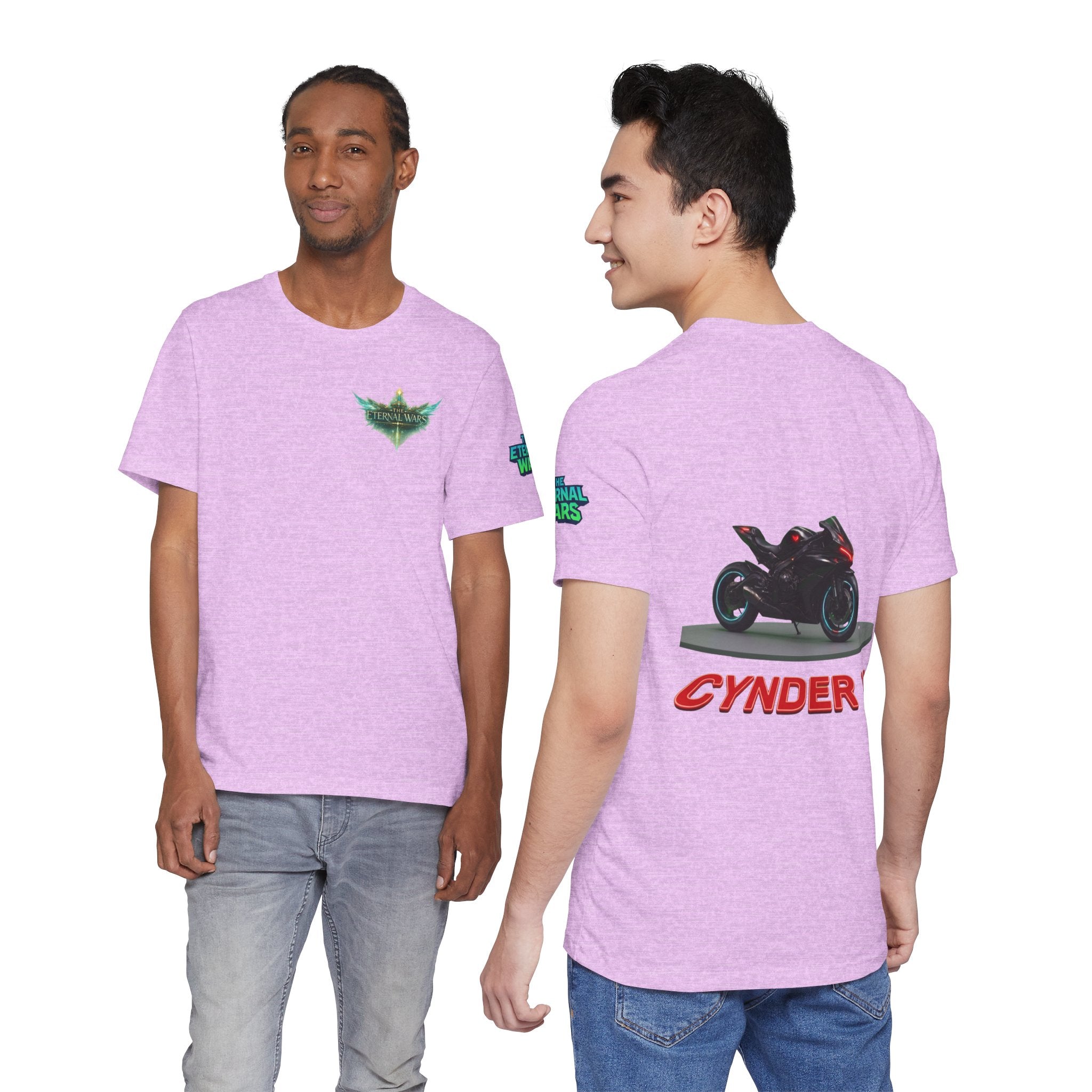 The Eternal Wars Motorcycle Tee — Cynder V Sportbike Graphic Shirt