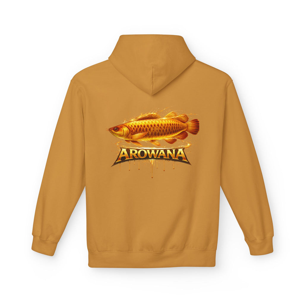 Arowana Fish Graphic Hoodie – Golden Arowana Design