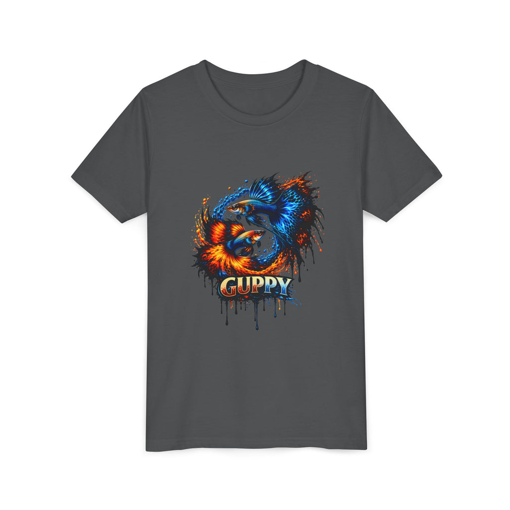 Fire & Ice Guppy – Youth "Neon Flare" Premium Tee