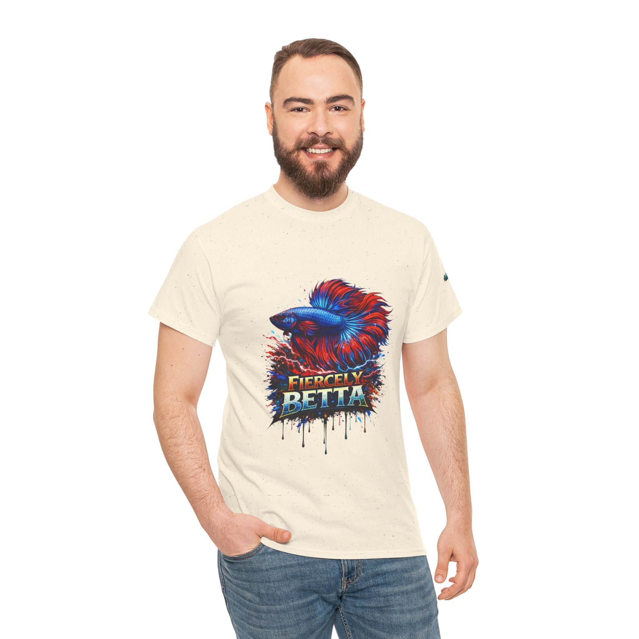 Betta Fish T-Shirt — Fiercely Betta Colorful Aquarium Fish Tee