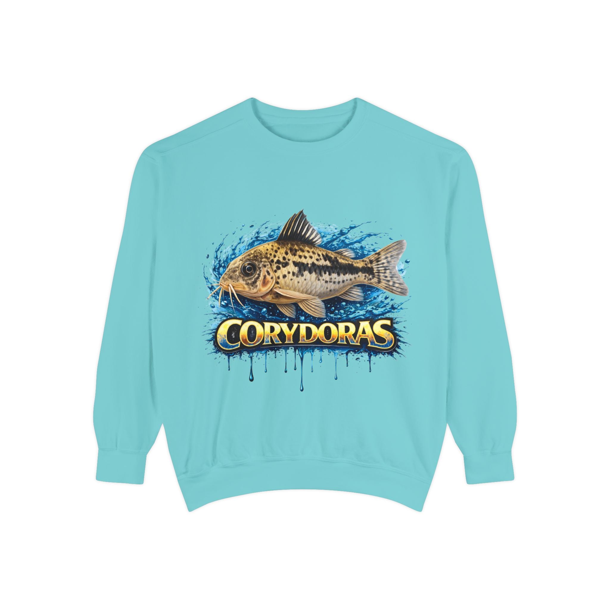 Corydoras Fish Sweatshirt — Aquatic Aquarium Catfish Graphic Crewneck