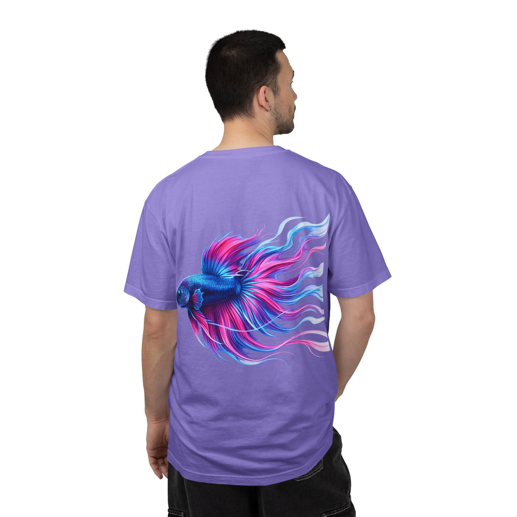 Electric Paint Betta T-Shirt — Neon Betta Splendens Art Tee