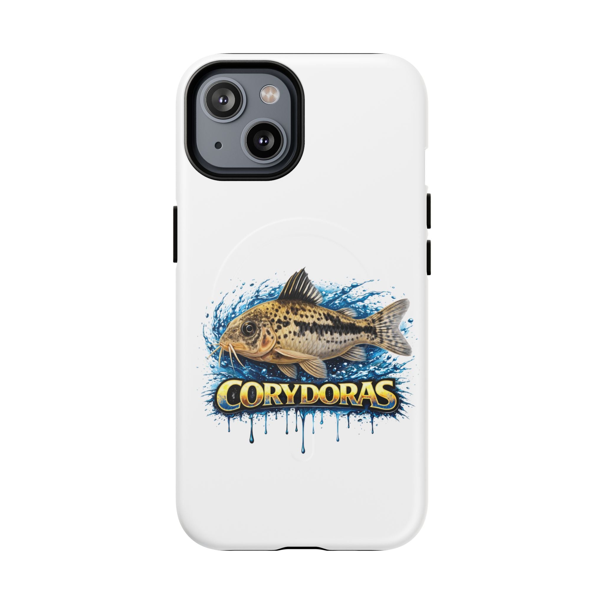 Corydoras Tough Magnetic Phone Case — Protective Fish Aquarium Design