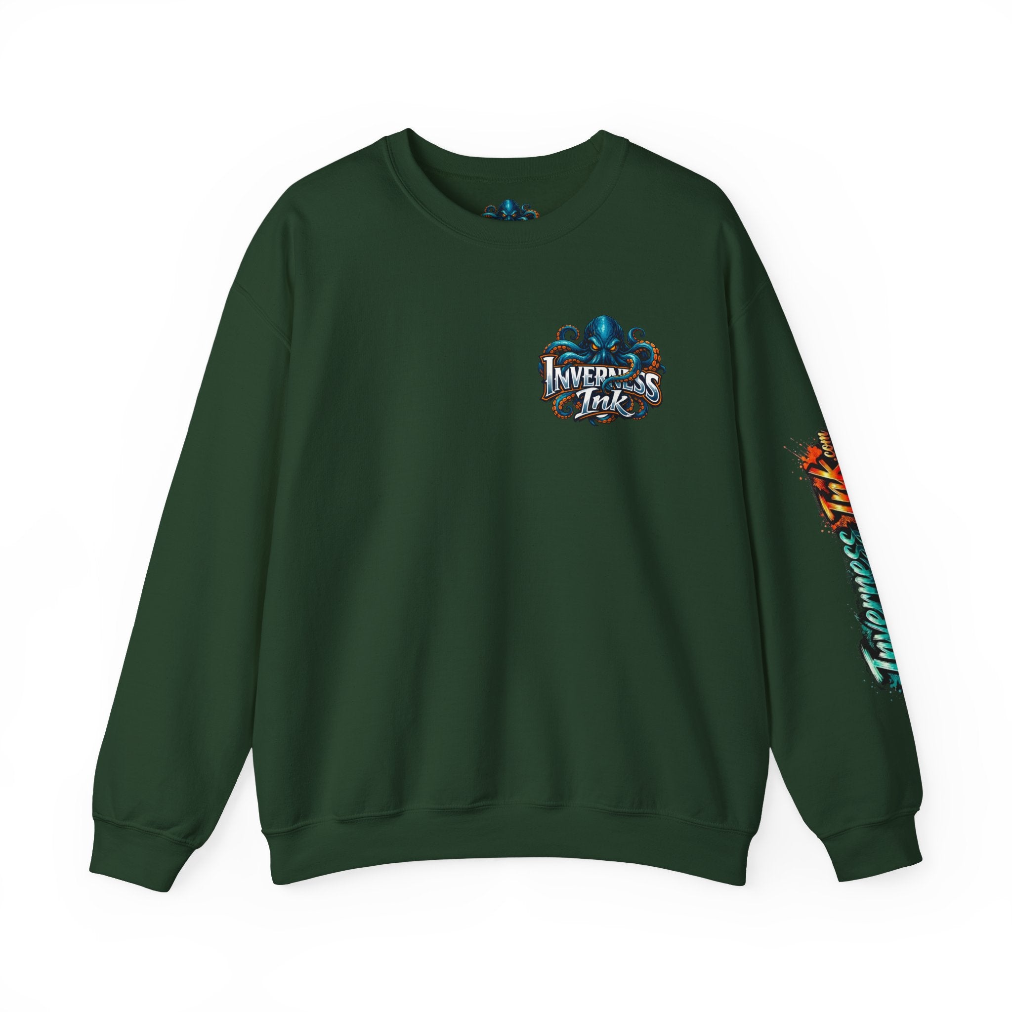 Betta Fish Crewneck Sweatshirt — Colorful Neon Tropical Fish Graphic