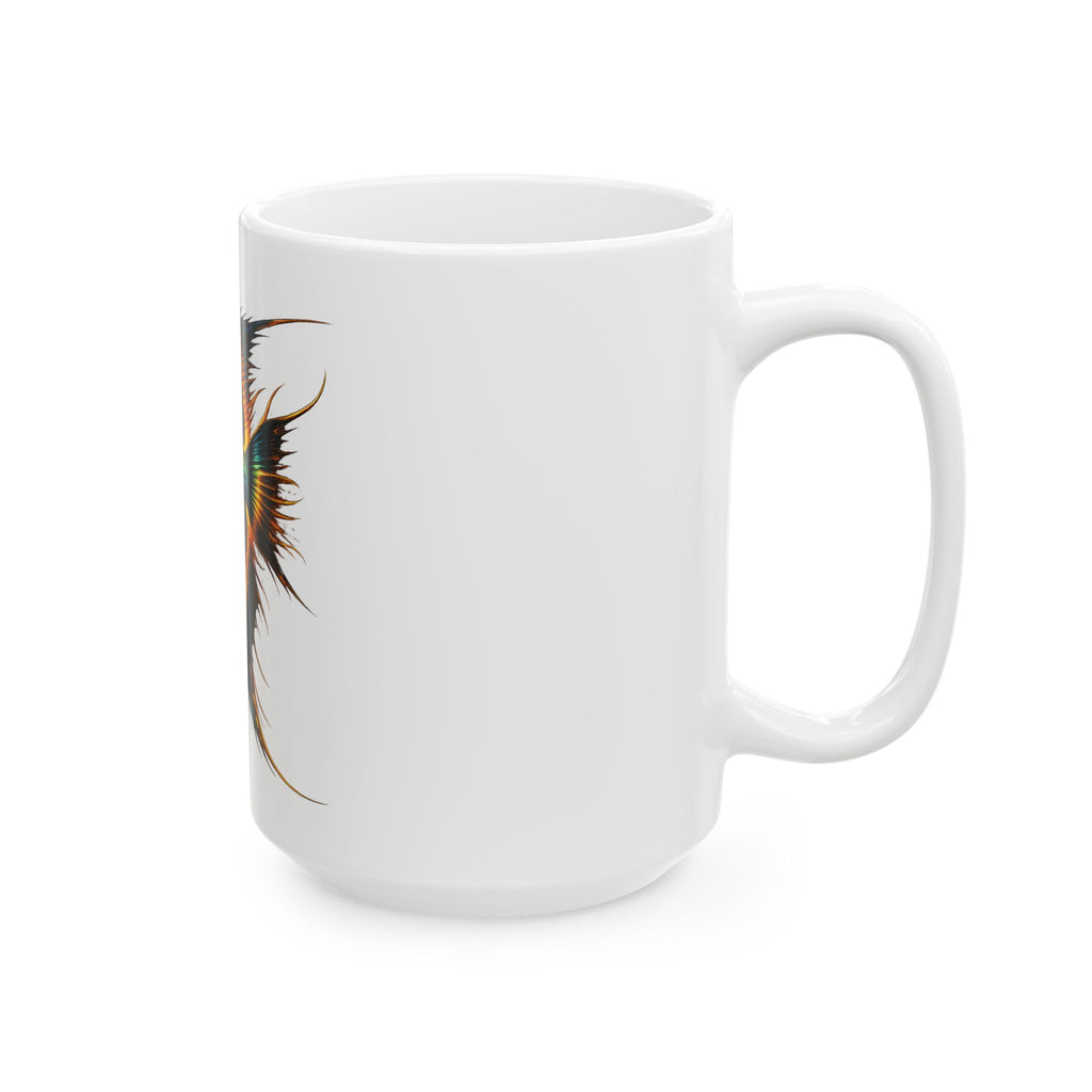 Tropical Angelfish Ceramic Mug – Colorful Aquarium Fish Coffee Cup (11oz, 15oz)