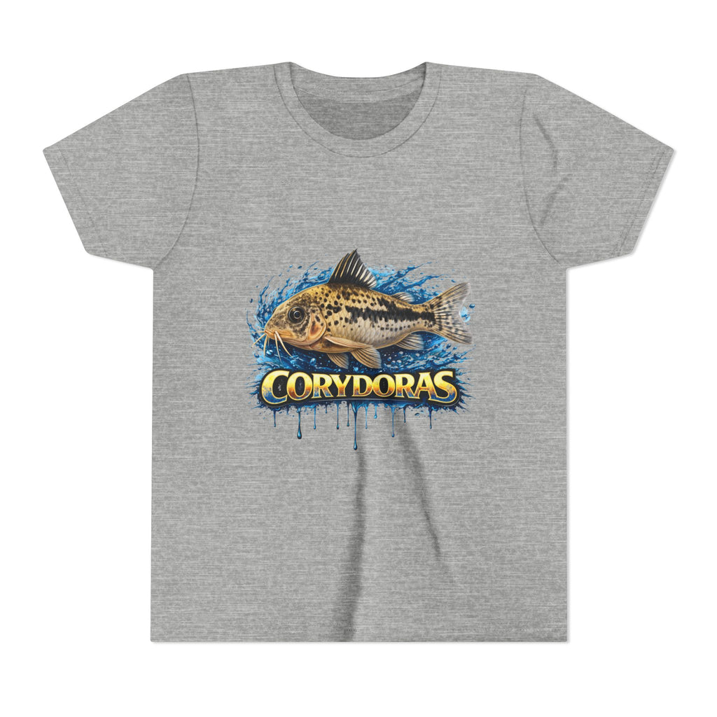 Corydoras Fish Youth Tee – Cute Aquarium Catfish Graphic Shirt